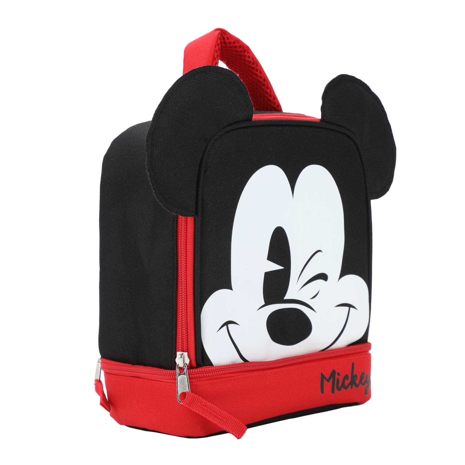 Sac-repas isotherme à deux compartiments pour enfants Mickey Mouse 3-D Ears