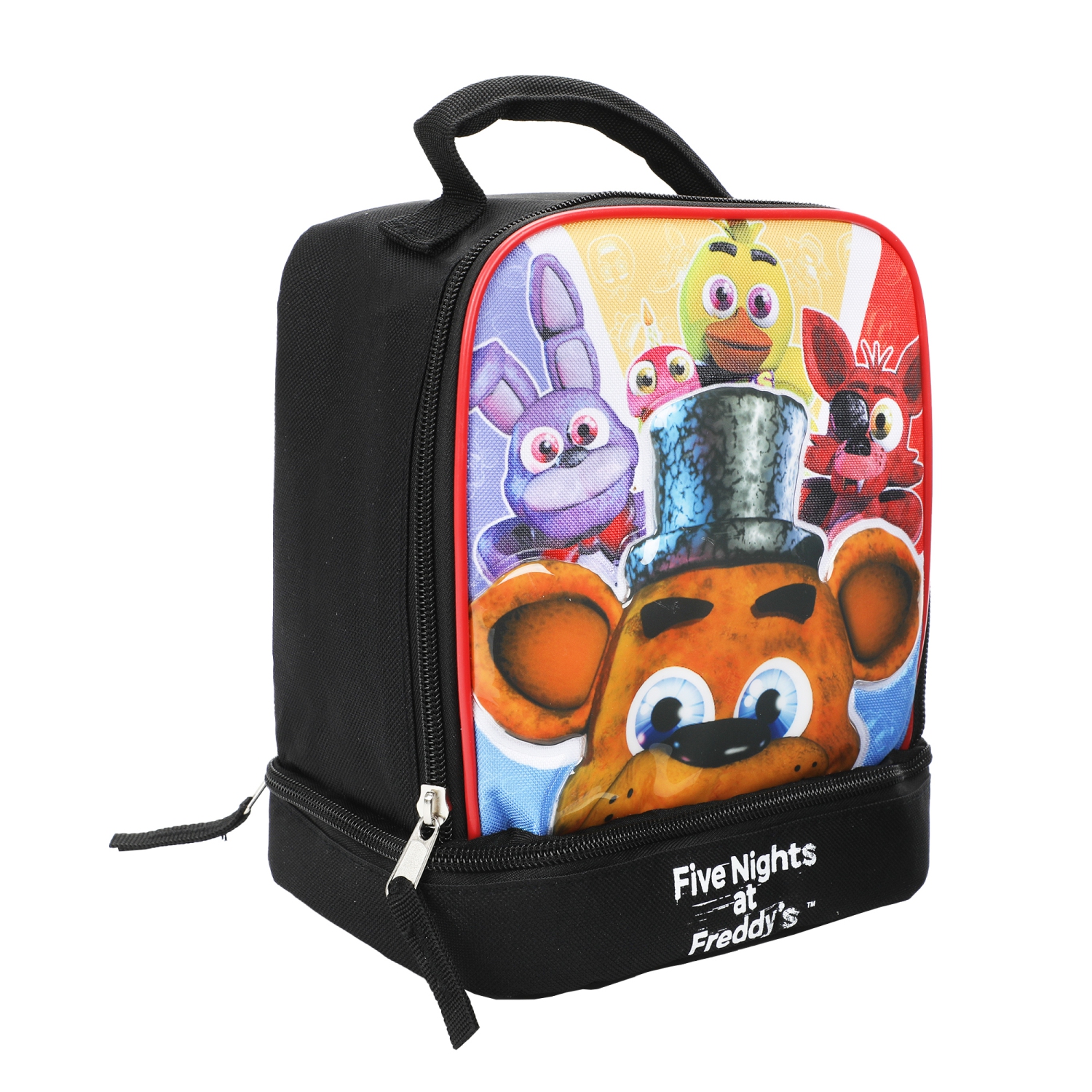 Five Nights at Freddy's Kids Dual Compartment Insulated Lunch Bag
