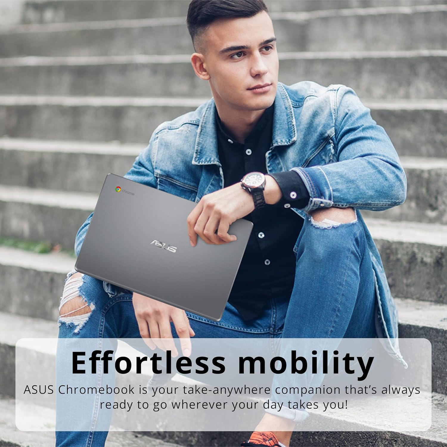 Open Box - ASUS Chromebook C223 11.6" HD Laptop for Business & Students, Intel Celeron N3350, 32GB eMMC, 4GB RAM, Intel HD Graphics, 720P Camera,