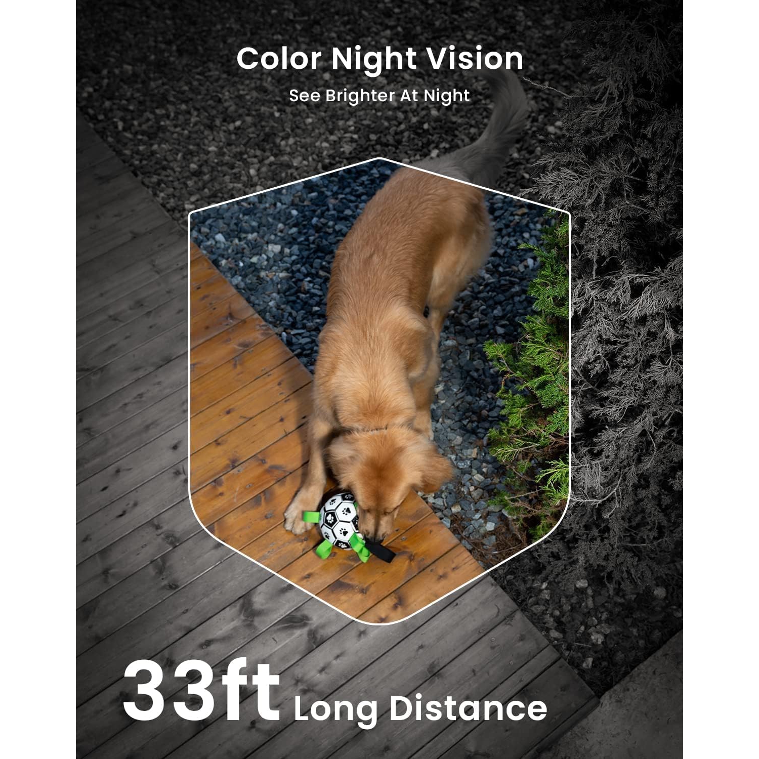 ieGeek Security Cameras Wireless Outdoor - Smart 2K Battery Powered WiFi Camera System, Indoor Video Cam with Color Night Vision, 2 Way Audio, Motion