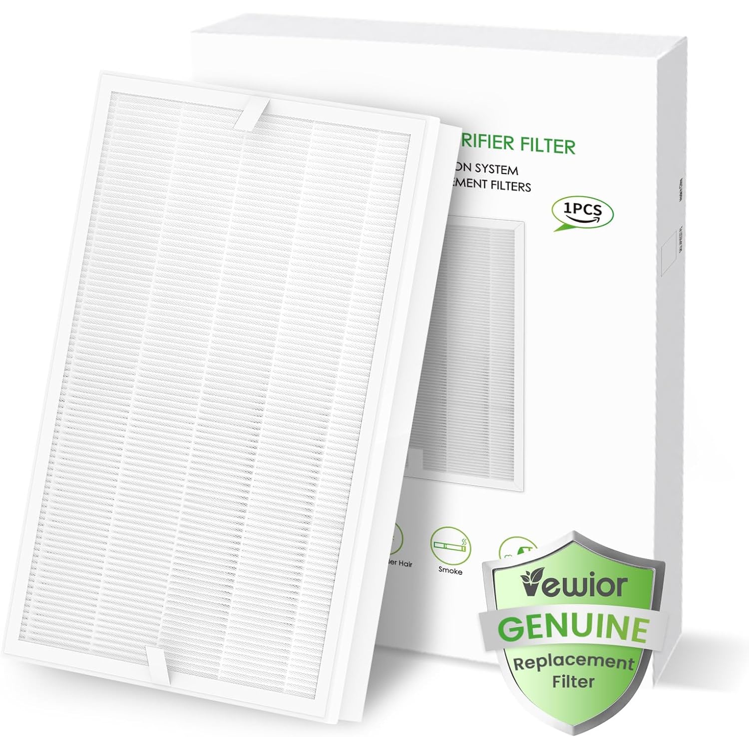 VEWIOR Air Purifier Filter, ClearAir-A7 Air Purifier Filter Replacement Filter