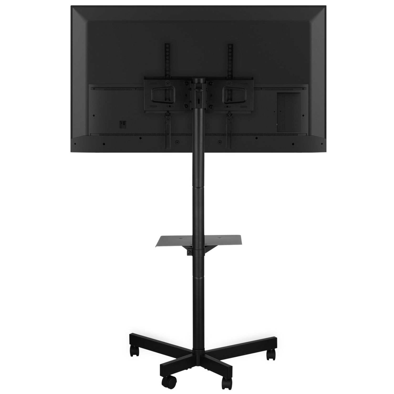 TV Stand Cart for 26"-60" Screens, Mobile TV Floor Stand with Laptop Tray Hold up to 88lbs and Max VESA 400x400mm