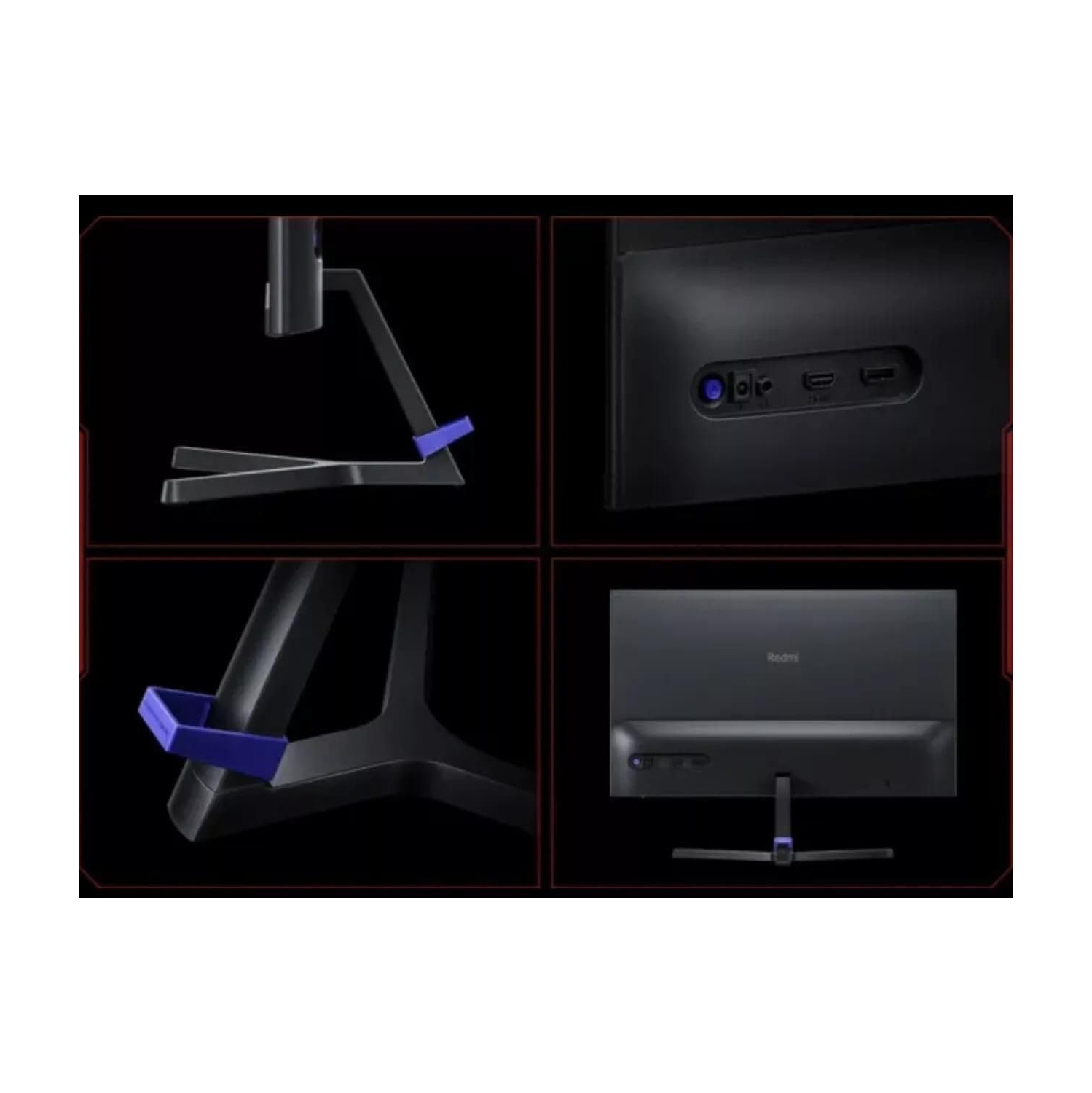 Xiaomi Gaming Monitor G24i, FHD 1920×1080 99% sRGB, Fast IPS 180Hz 1ms, AMD Freesync, 178 Viewing Angle, HDMI 2.0 ×1 DP 1.4×1, Black