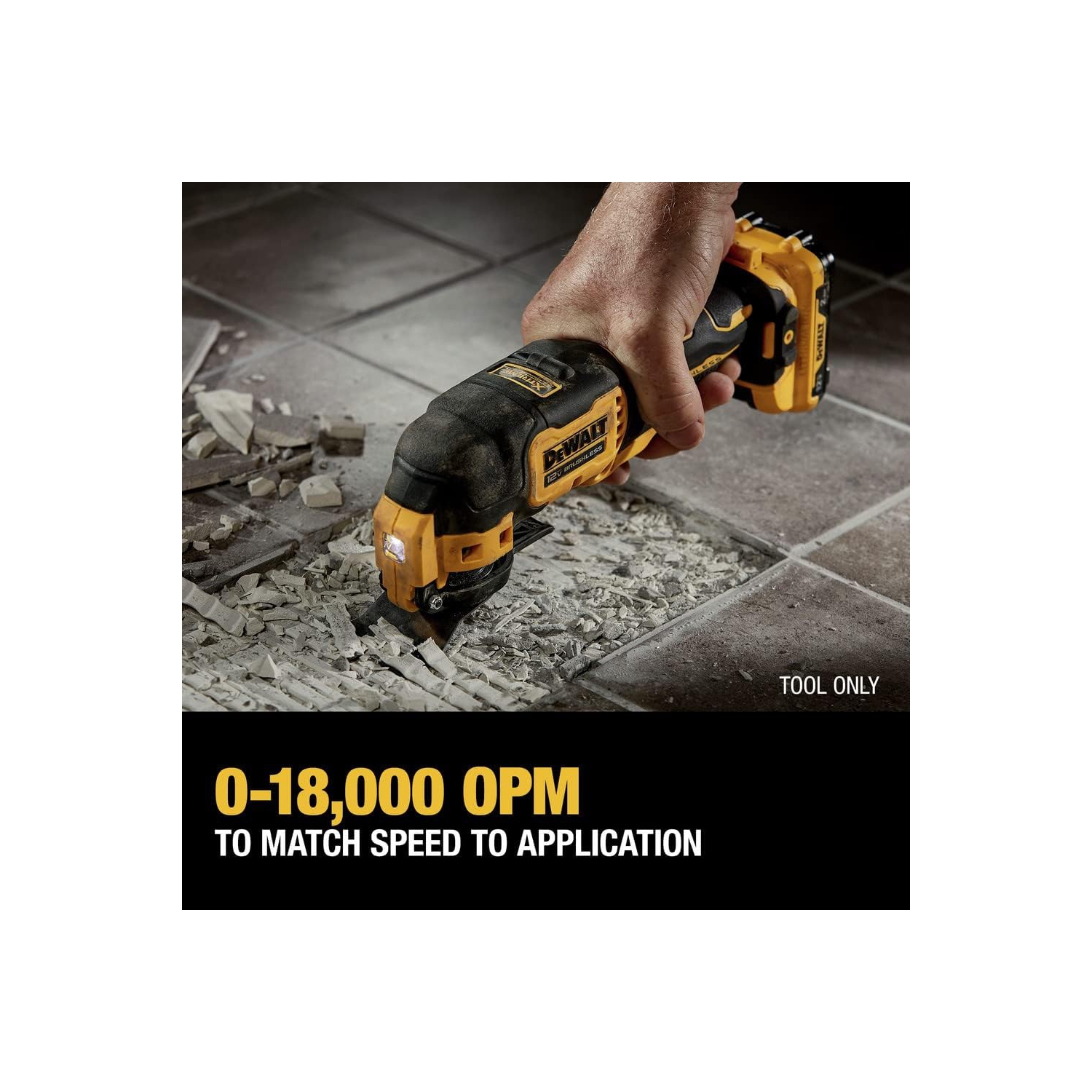 DEWALT 12V MAX XTREME Compact Brushless Cordless Oscillating Tool (Tool Only)