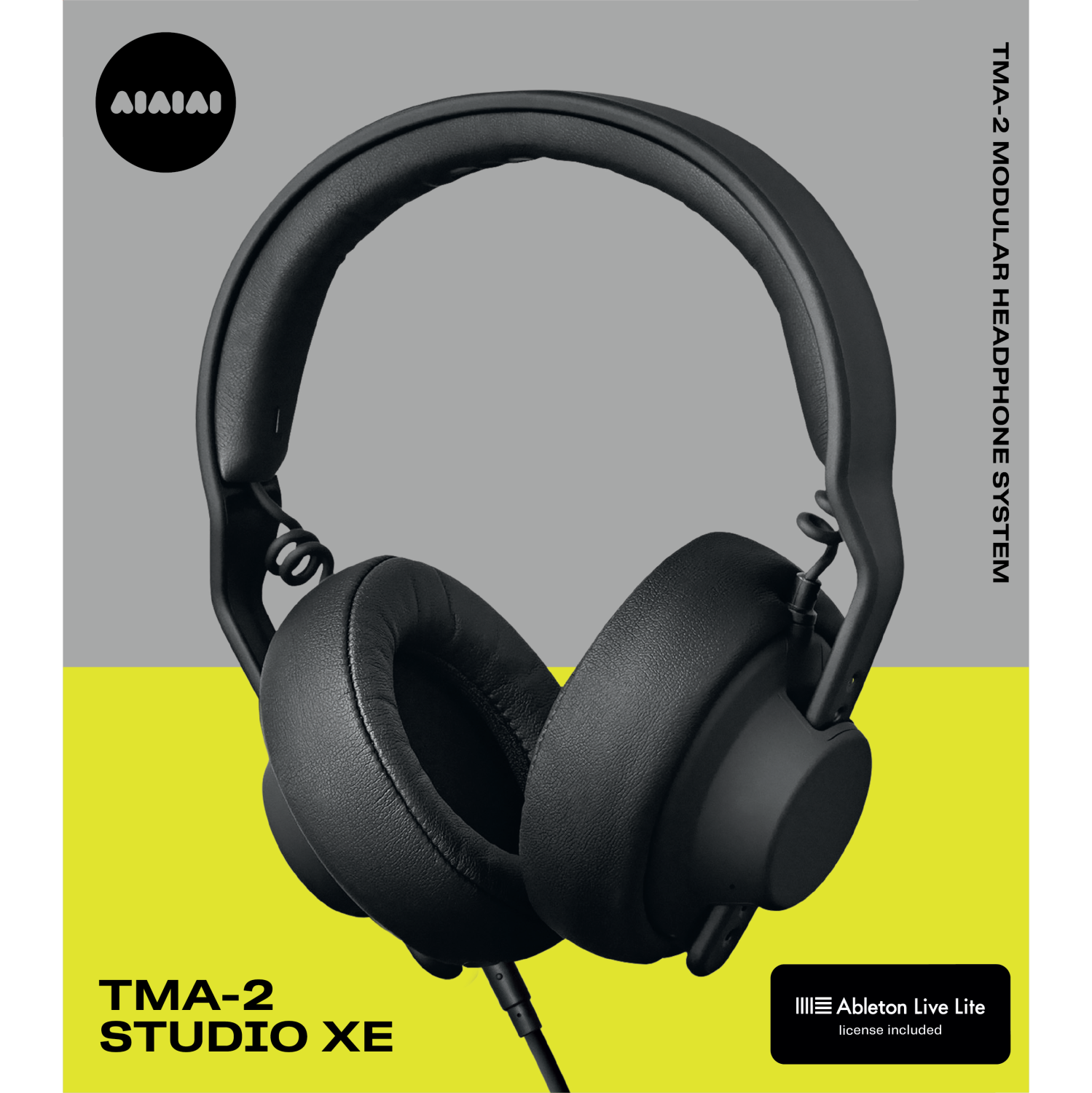 AIAIAI TMA-2 Studio XE V2 Over Ear Ultra-Light Weight Professional Studio Modular Headphones with S01 MKII Speakers, Black
