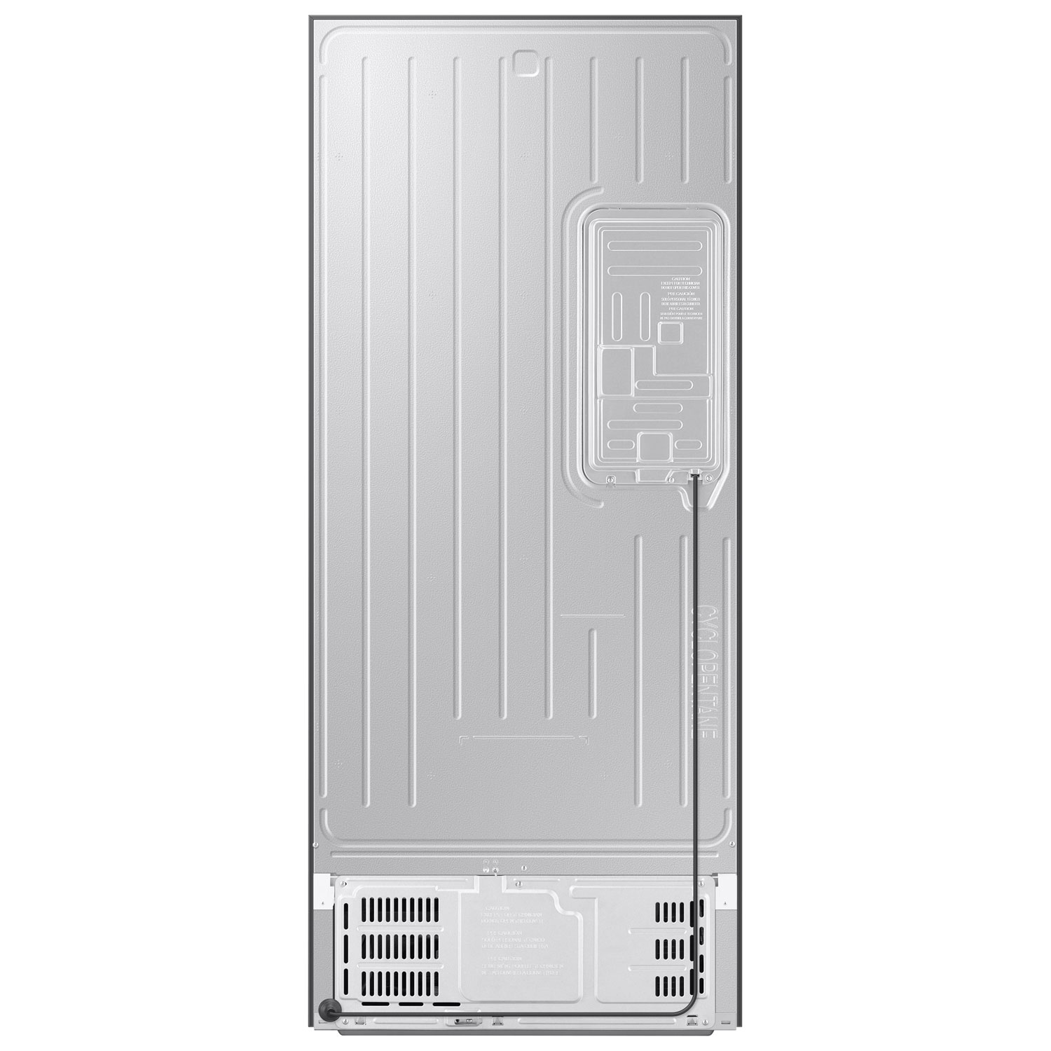 Réfrigérateur à congélateur inférieur 15 pi³ 28 po avec distributeur de glaçons de Samsung - Acier inoxydable