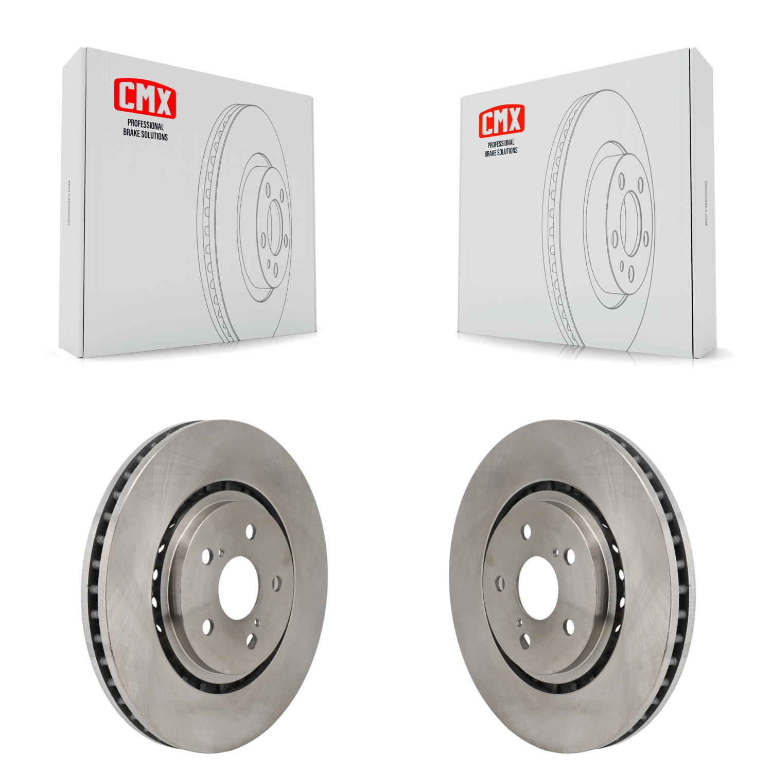 Front Brake Rotors Pair For Toyota Sienna RAV4 Prime bZ4X