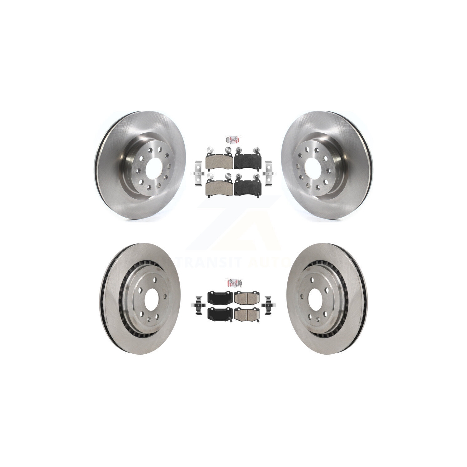 Ensemble de disque de frein avant semi-métallique arrière en céramique pour Camaro SS 16 de Chevrolet avec 6,2&nbsp;L 8&nbsp;A-107596