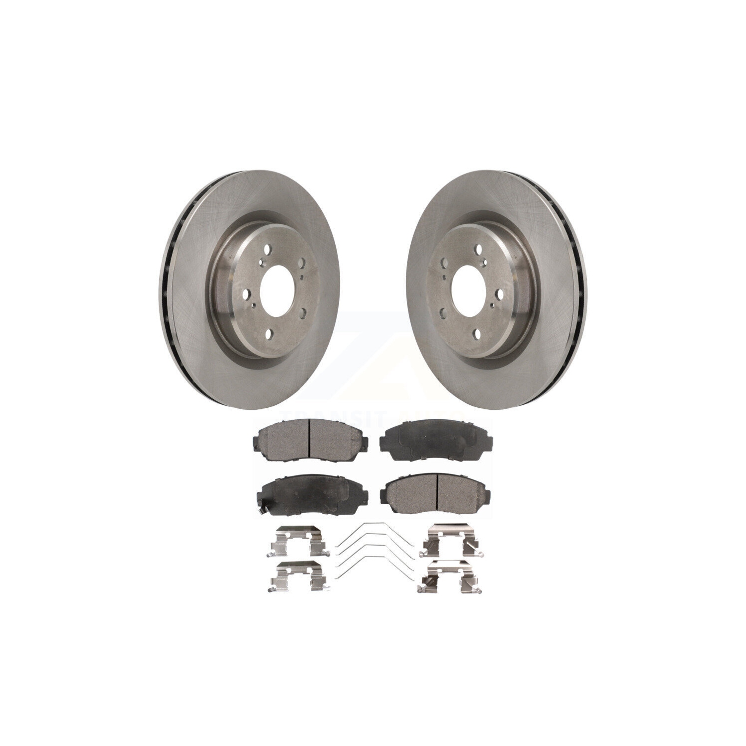 Front Disc Brake Rotors And Semi-Metallic Pads Kit For 2021-2023 Acura TLX 2.0L K8F-104270