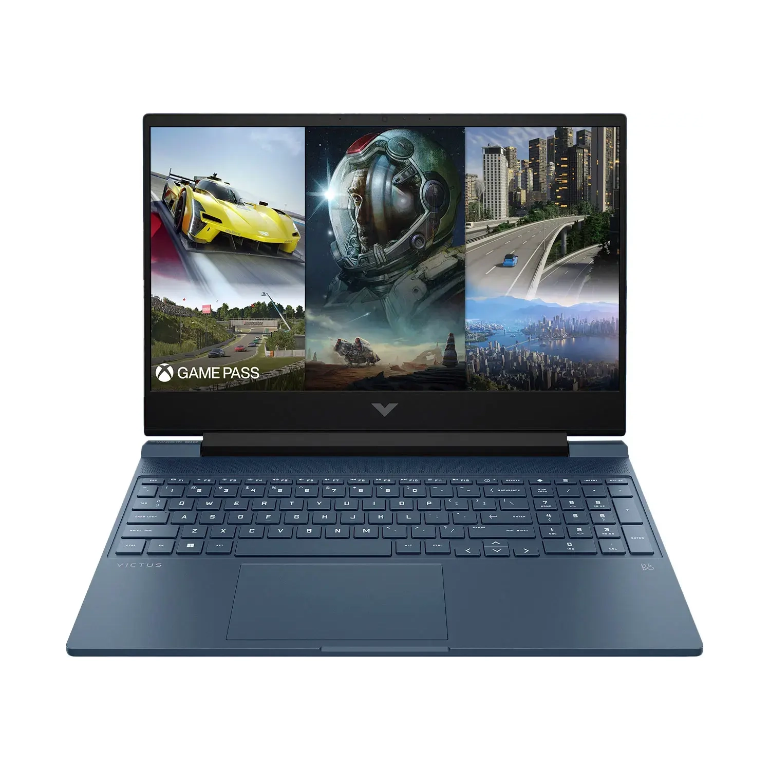 Refurbished (Good) HP Victus 15.6" FHD Gaming Laptop (Intel Core i5-13420H, 8GB RAM, 512GB SSD, Windows 11, NVIDIA GeForce RTX 3050) - Performance Blue (15-fa1093dx)