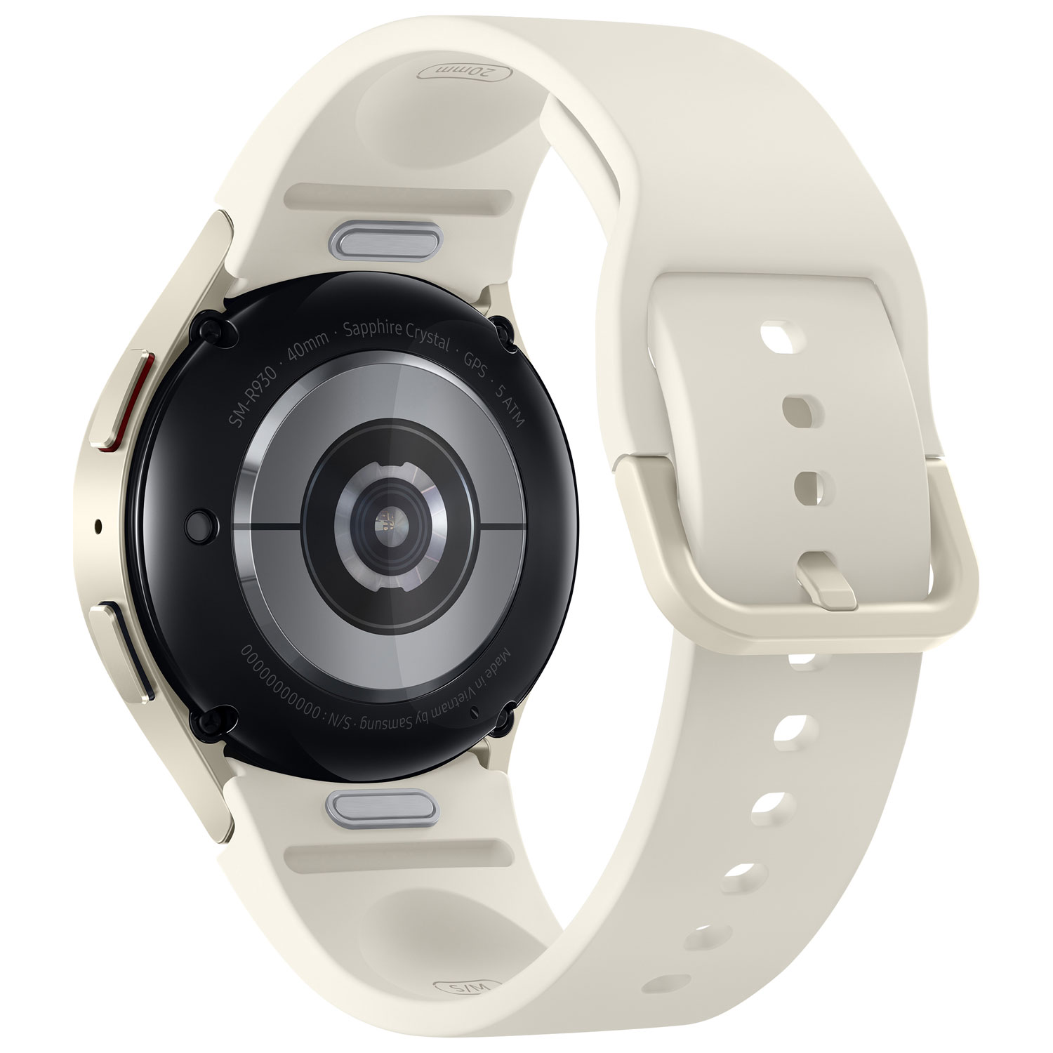 Montre intelligente LTE de 40 mm Samsung Galaxy Watch6 à moniteur de fréquence cardiaque avec Koodo - Crème - Paiement Balance mensuel