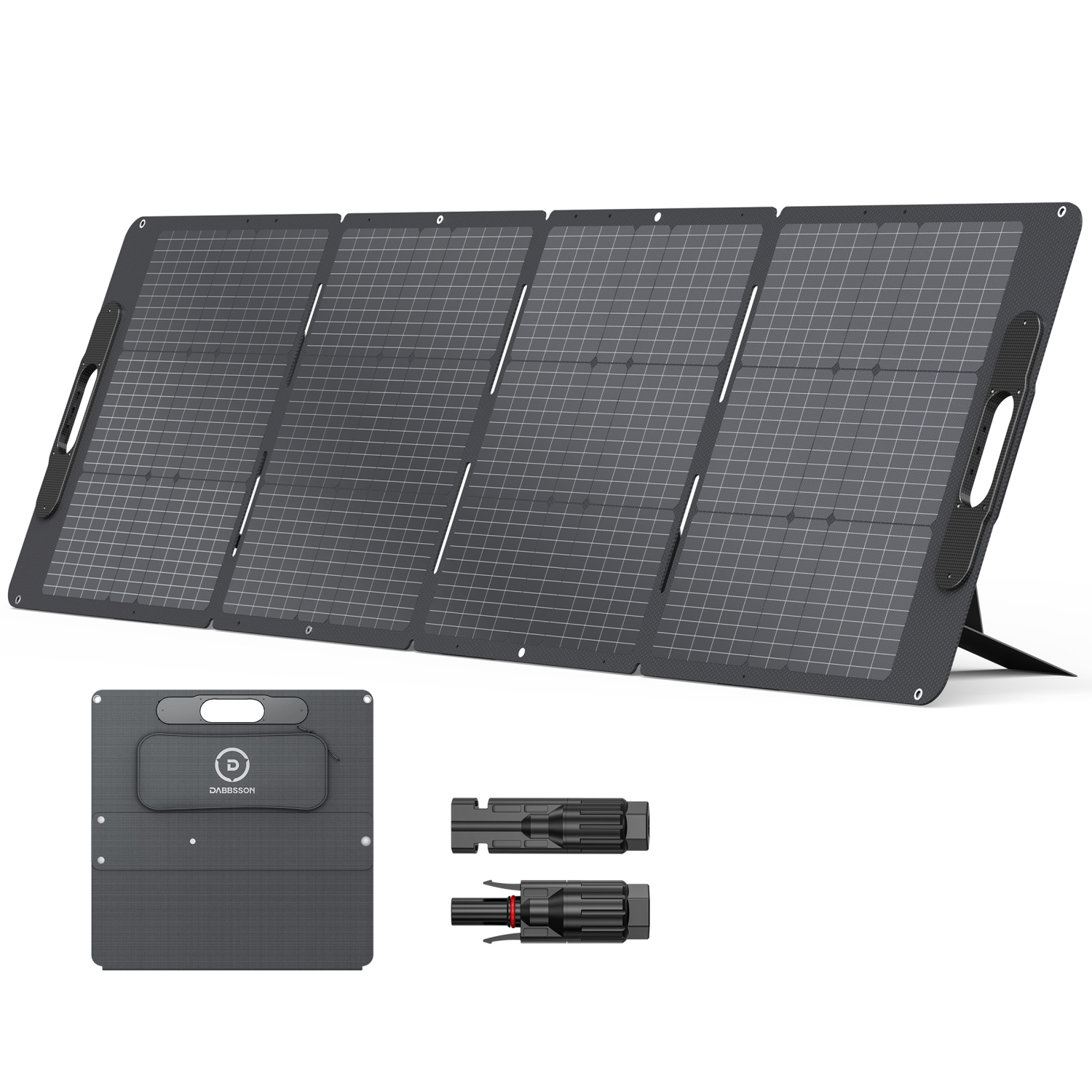 Dabbsson 210W Portable Solar Panel with MC4 connector