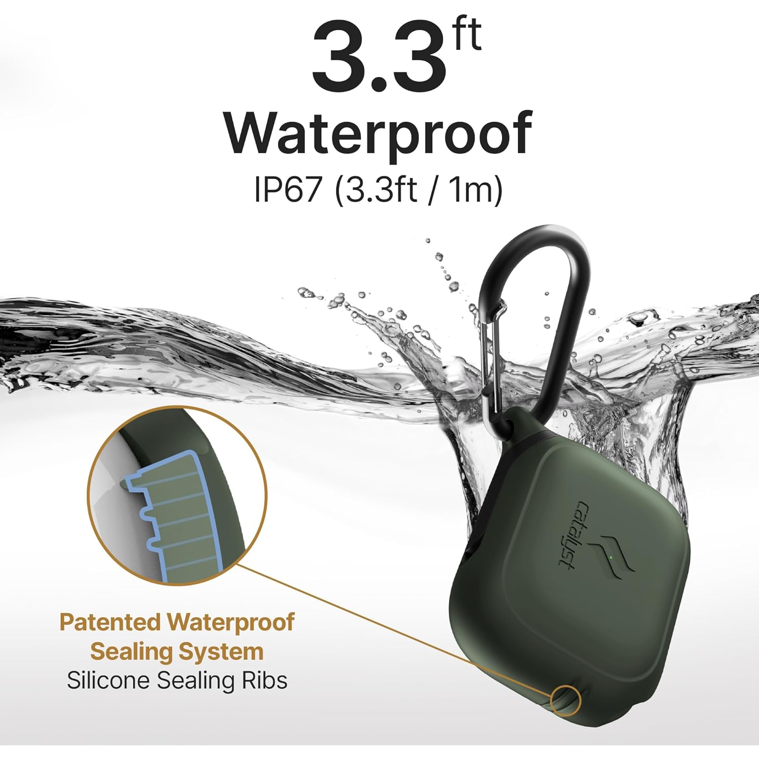 Waterproof Case for AirPods Pro 2nd Generation and AirPods Pro 1st Generation - and USB-C Charging Rechargeable Battery Batteries Replacement Ni-MH