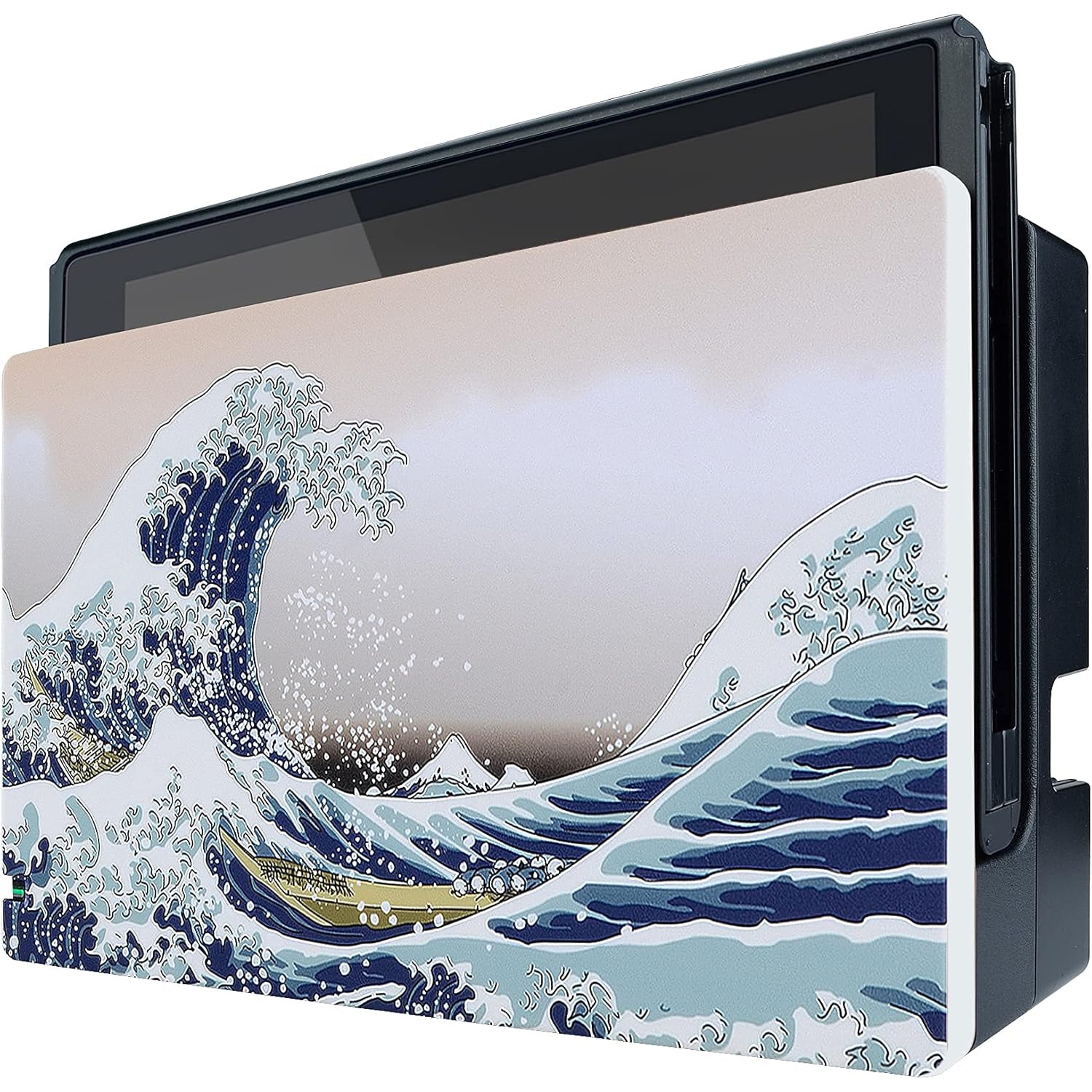 The Great Wave – Étui de protection personnalisé pour station de recharge Nintendo Switch, piles rechargeables antipoussière Ni-MH AAA pour Panasonic