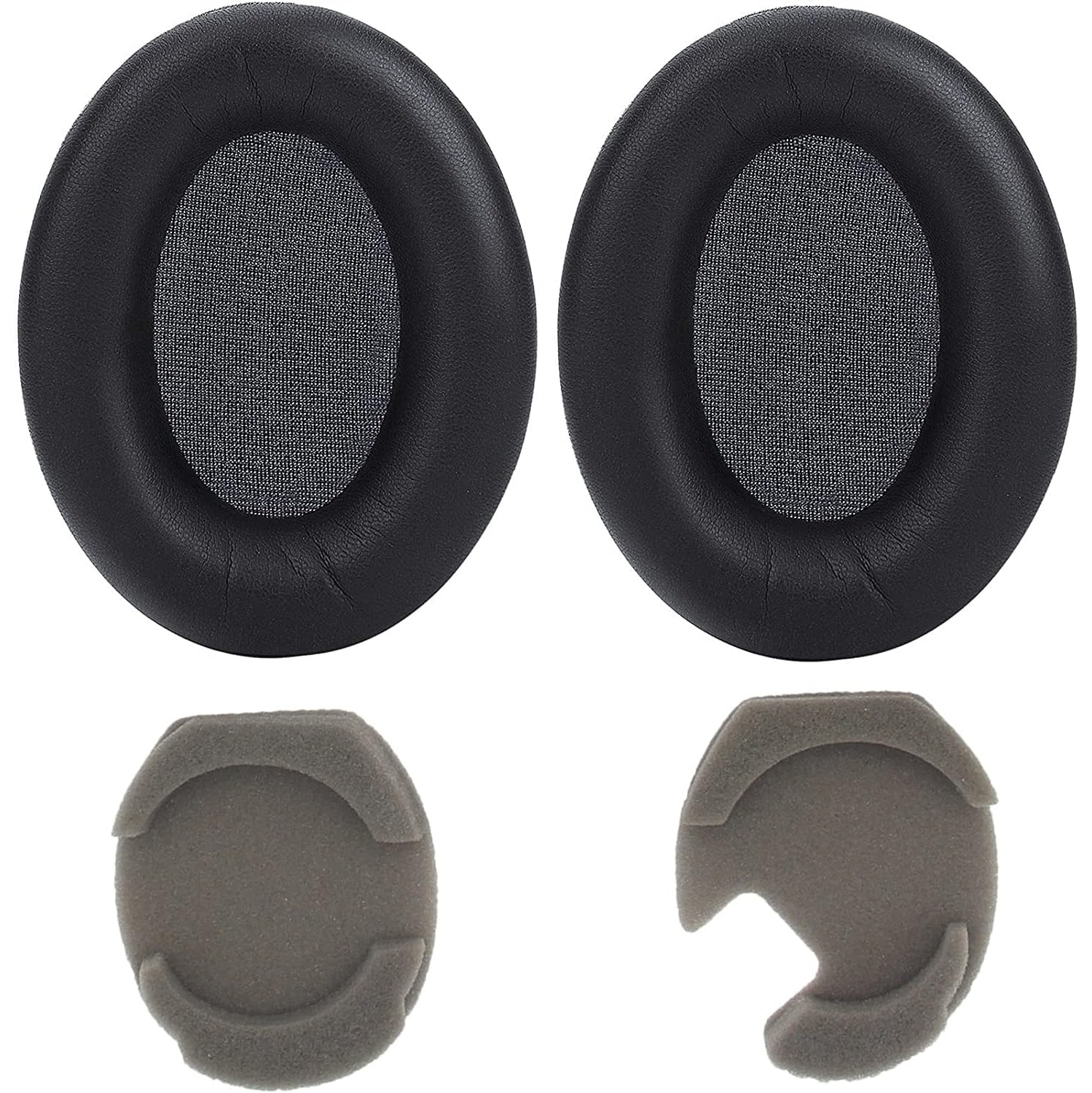 Leather Replacement Earpads Cushions for Sony WH-1000XM4, Noise Cancelling Memory Foam Headphones Ear Rechargeable Battery Batteries Ni-MH AAA for Panasonic 1.2V 550mAh