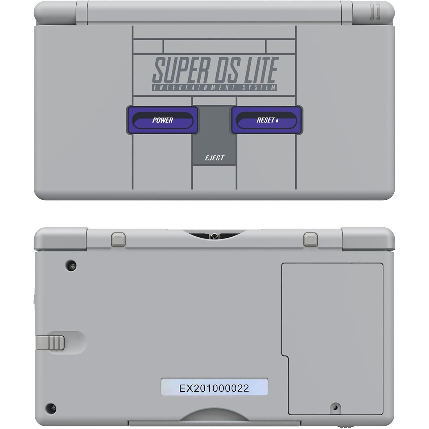 Clic SNES Étui de remplacement complet pour Nintendo DS Lite, étui de console portative sur mesure Pile rechargeable Ni-MH AAA pour Panasonic
