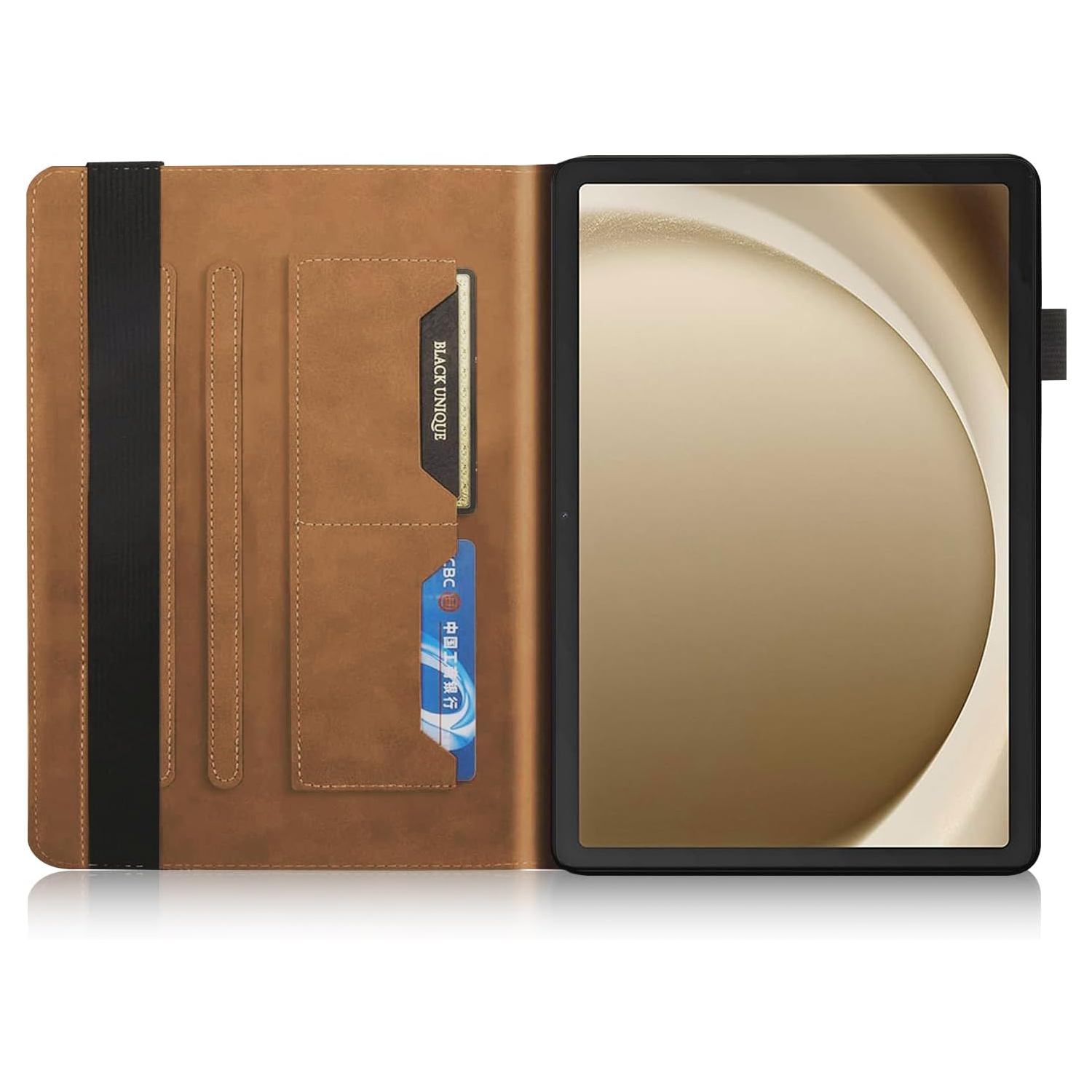 Case for Samsung Galaxy Tab A9 Plus, Tab A9 Plus Tablet Case 11 inch 2023 with Front Pocket Hand Strap Multi-Angle Rechargeable Battery Batteries