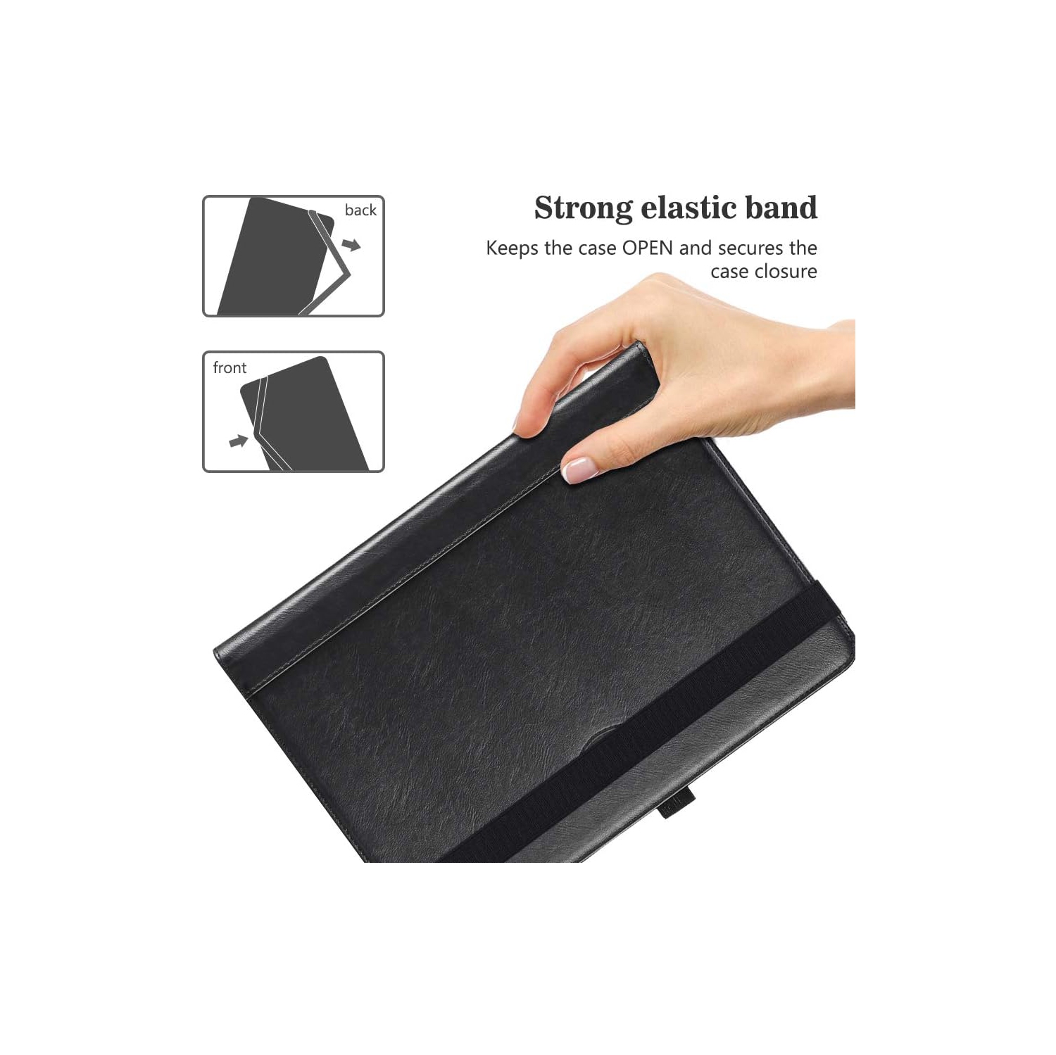 Étui universel pour tablette 9-10.1&nbsp;po, étui folio protecteur pour écran tactile Android 9&nbsp;po 10&nbsp;po 10,1&nbsp;po Pile rechargeable