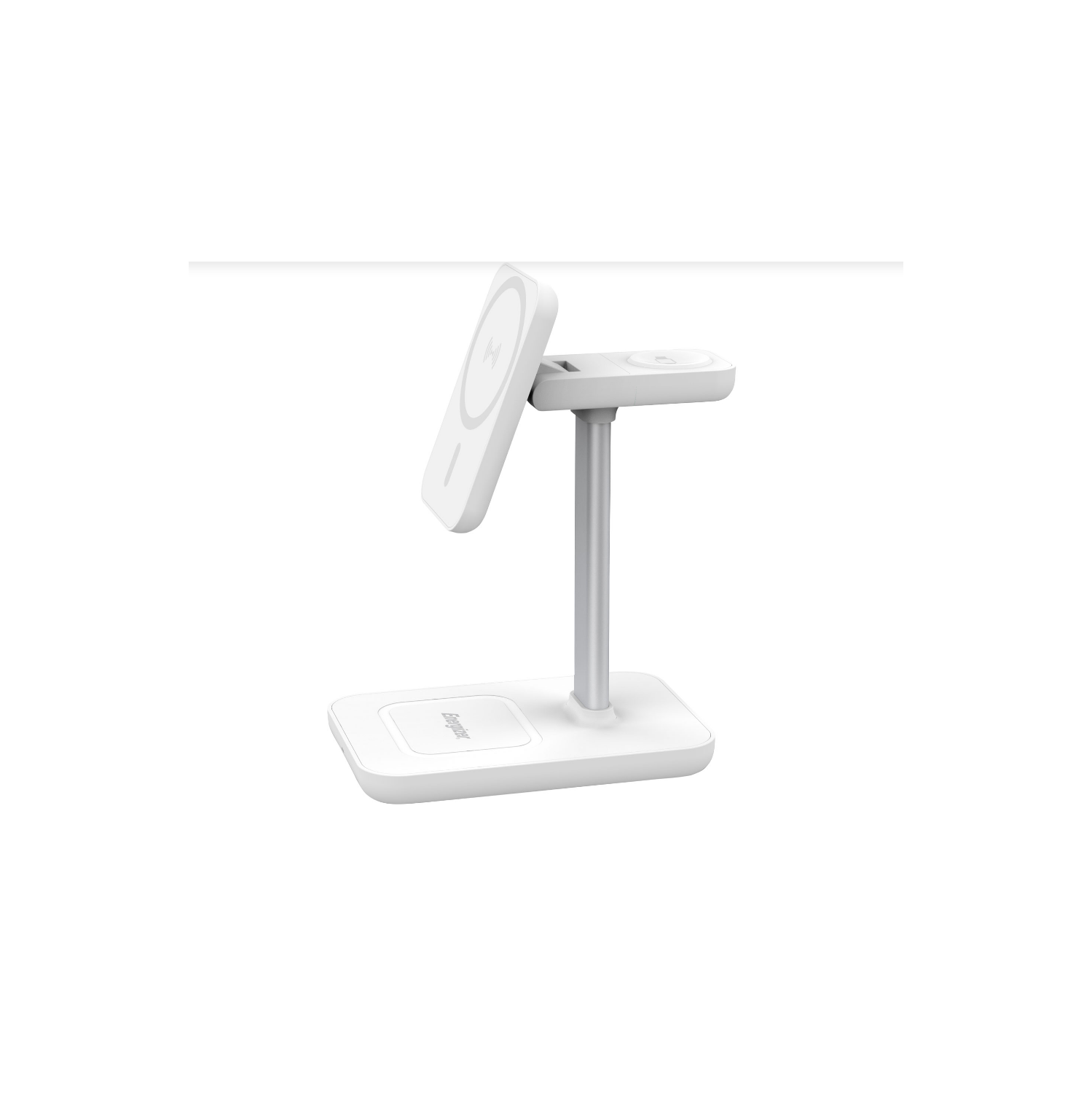 Remis à neuf - Support de chargement magnétique sans fil 3-en-1 7,5&nbsp;W d'Energizer (WCP304) - Blanc