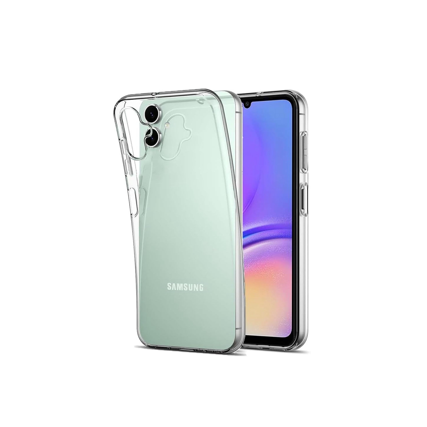 [CS] Ultra Thin Soft TPU Bumper Case Back Cove for Samsung Galaxy A06, Clear