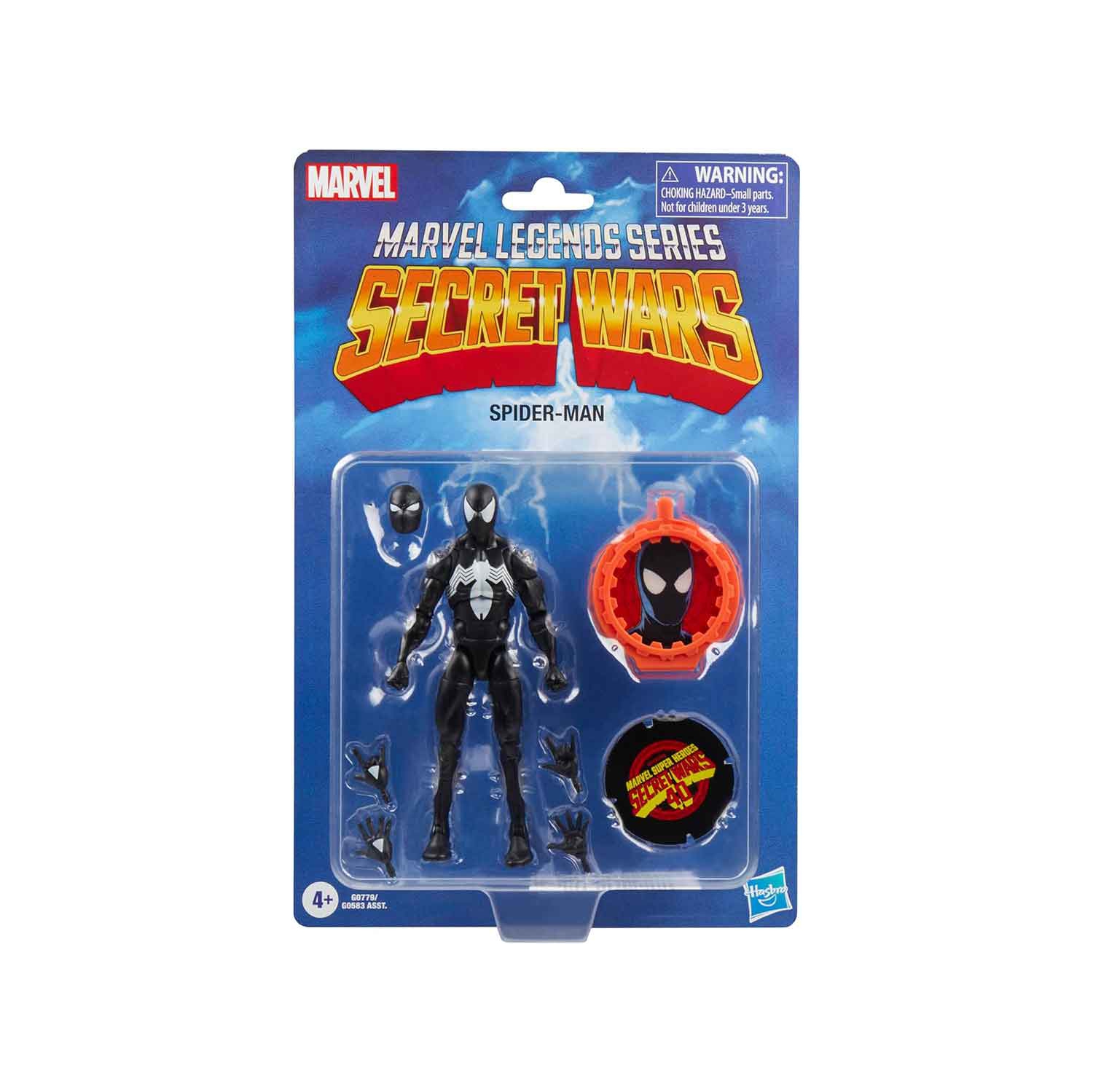 Marvel Legends Retro 6 Inch Action Figure Secret Wars Wave 1 - Black Suit Spider-Man