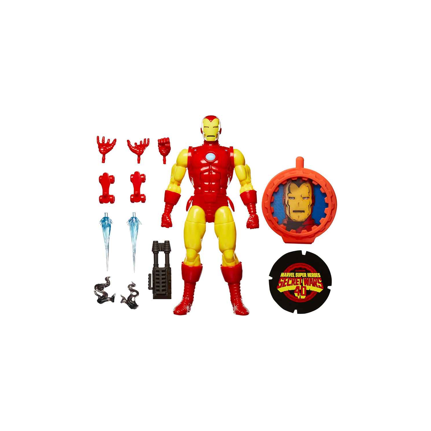 Marvel Legends Retro 6 Inch Action Figure Secret Wars Wave 1 - Classic Iron Man