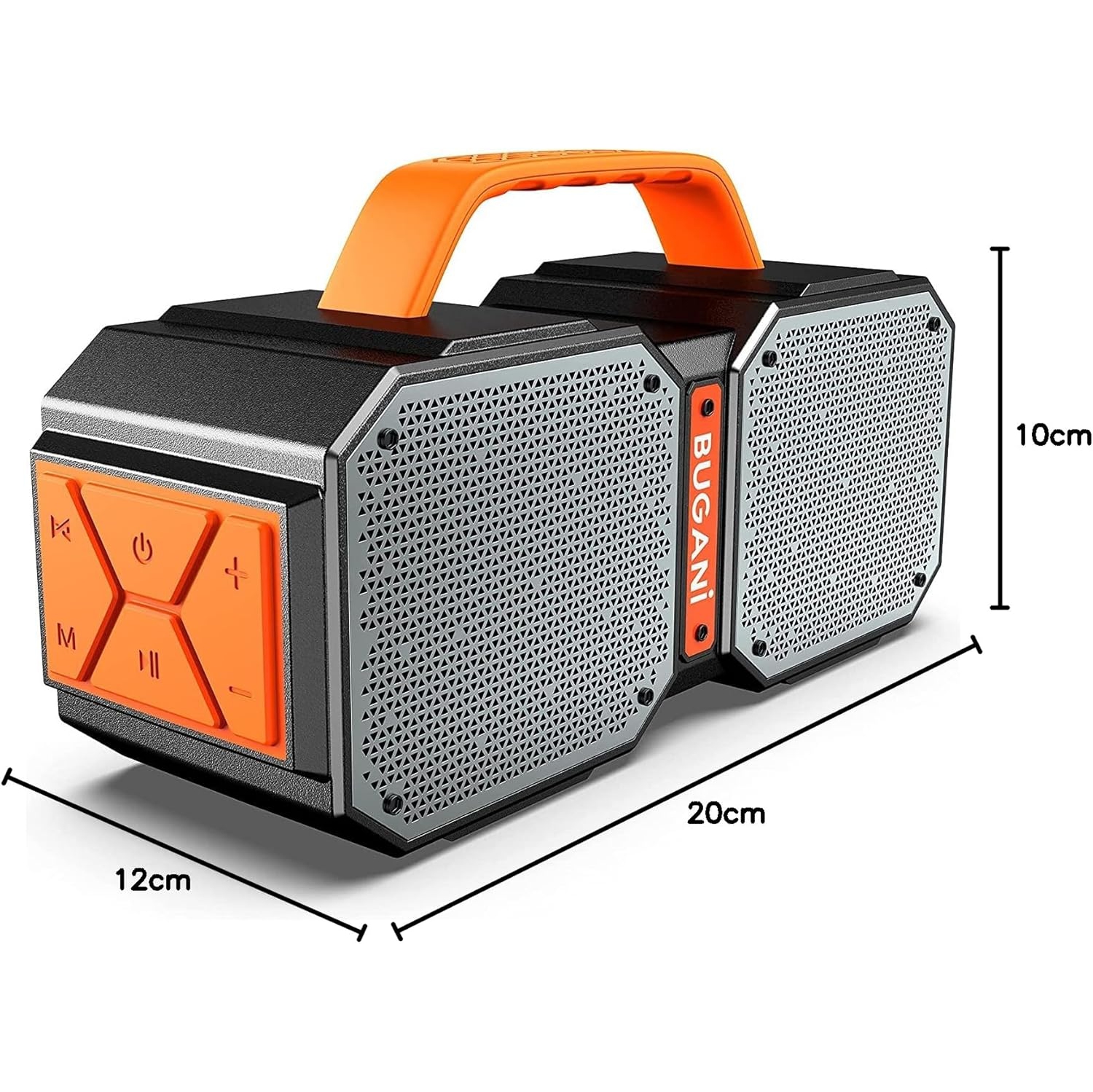 BUGANI Bluetooth Speaker,M83 50W Bluetooth 5.0 Waterproof Outdoor