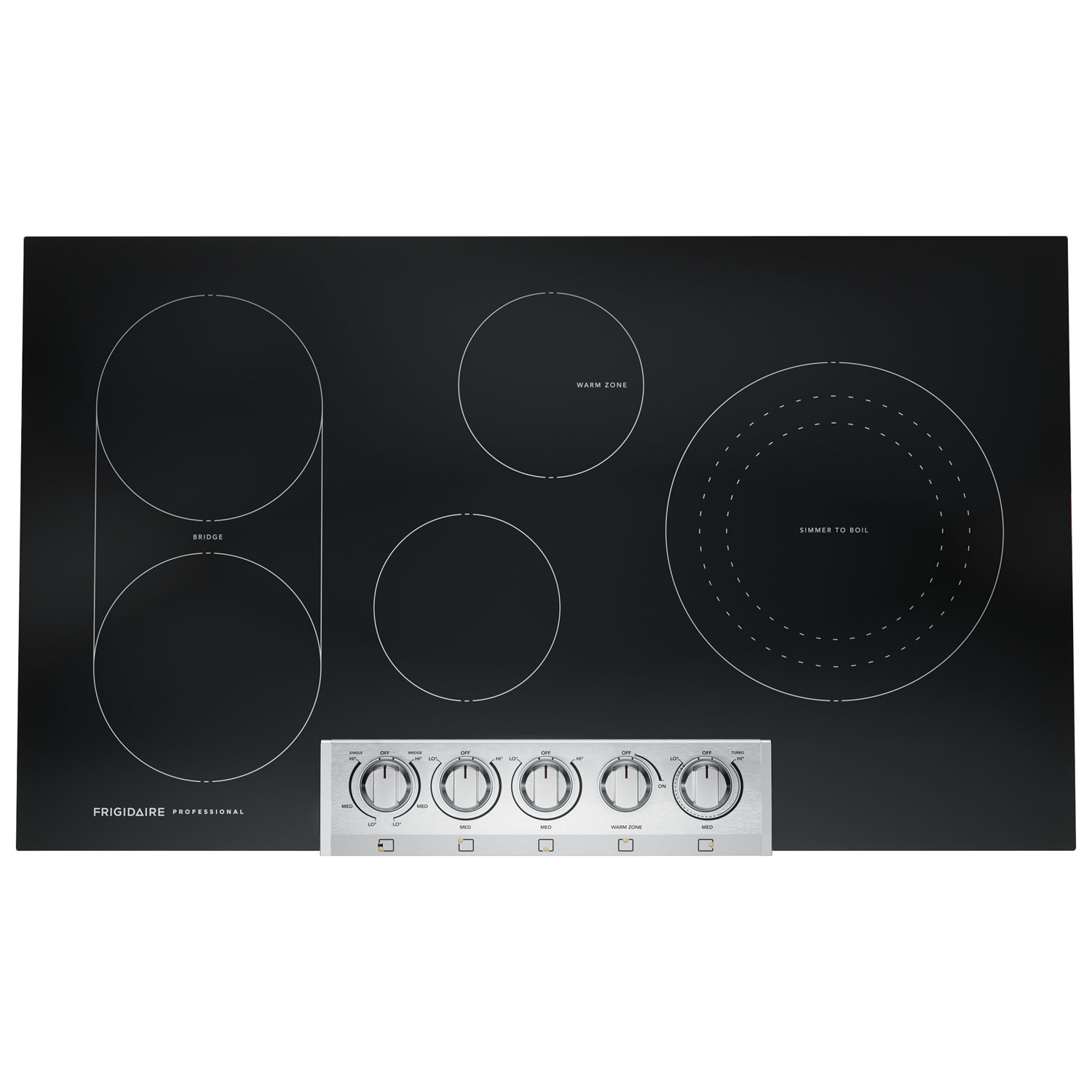 Frigidaire Professional 36" 5-Element Electric Cooktop - Smudge-Proof Stainless Steel