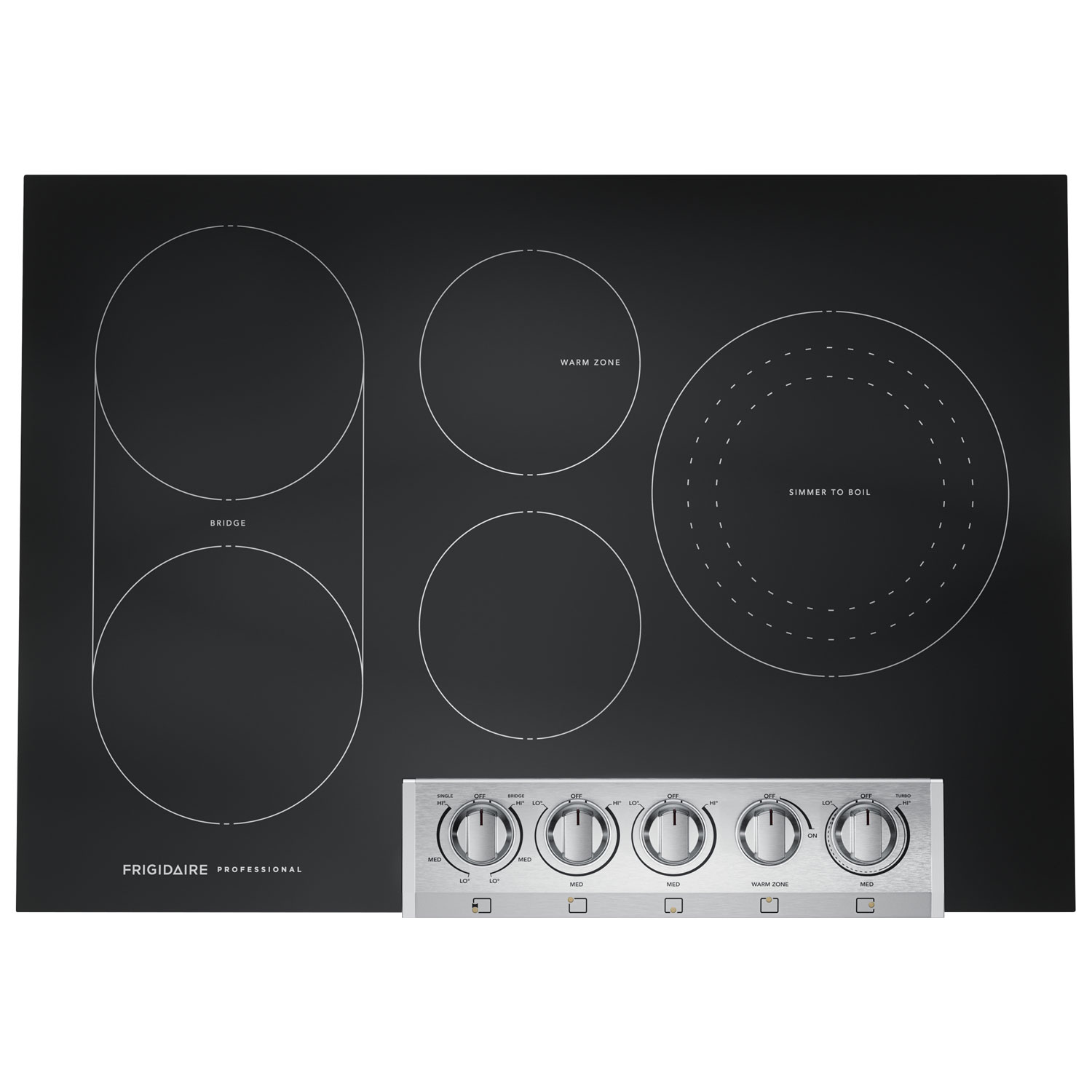Frigidaire Professional 30" 5-Element Electric Cooktop - Smudge-Proof Stainless Steel