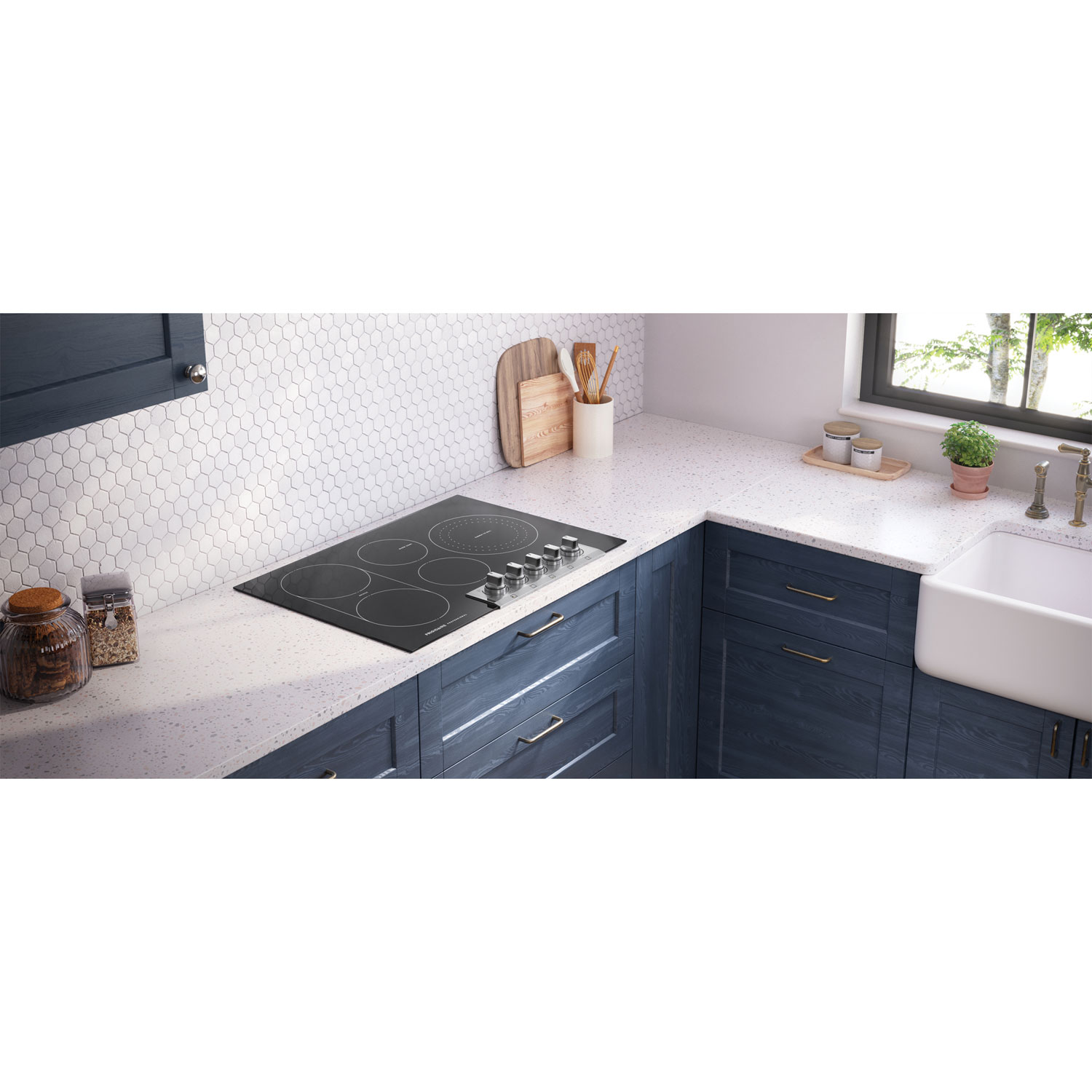 Frigidaire Professional 30" 5-Element Electric Cooktop - Smudge-Proof Stainless Steel