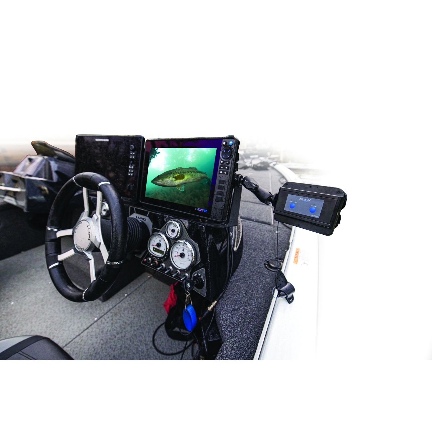 Aqua-Vu Micro Revolution HD Underwater Camera – HDMI & RCA Compatible Fish Finder for Garmin, Lowrance, Humminbird Apex, and Forward-Facing Sonar