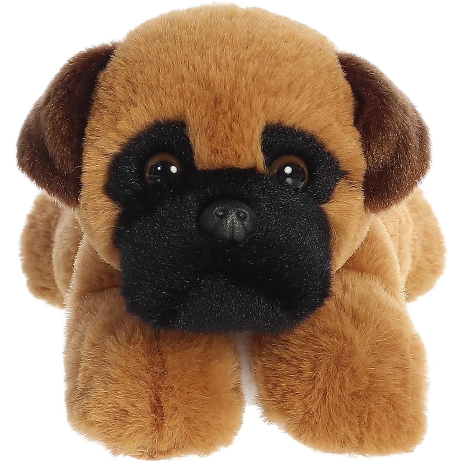 Aurora Adorable Mini Flopsie Boden Boxer Stuffed Animal - Brown 8 Inches