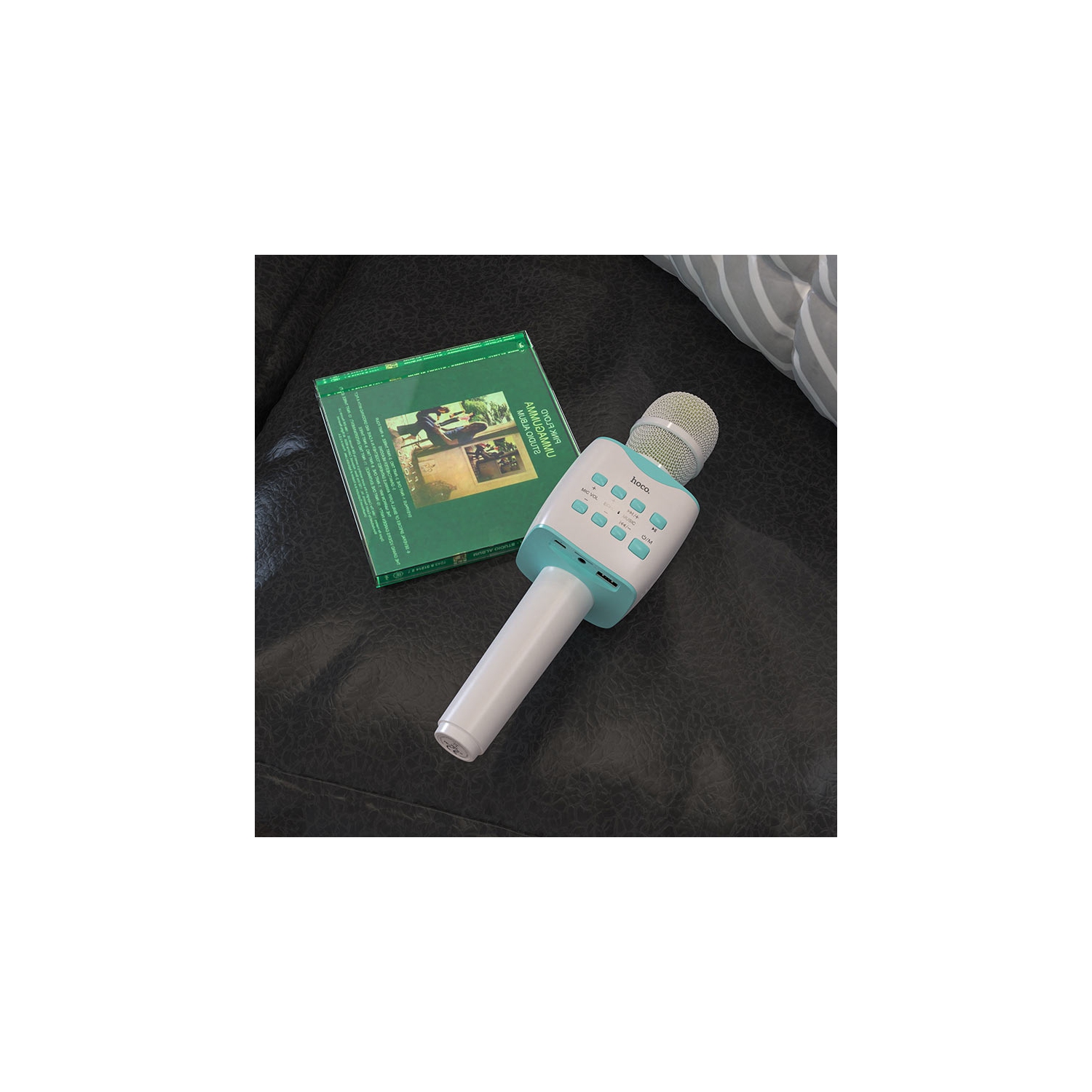 Microphone “BK5 Cantando” wireless karaoke mic - White