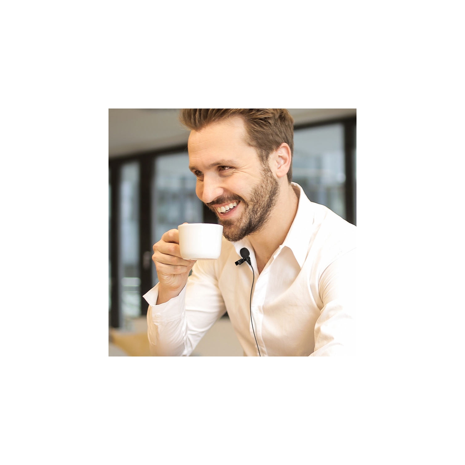 Micro-cravate «&nbsp;L14&nbsp;» pour 3,5&nbsp;mm