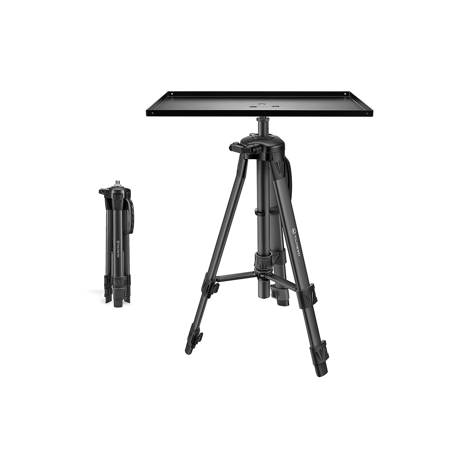 Vankyo - TP20 Aluminum Tripod Projector Stand - Black