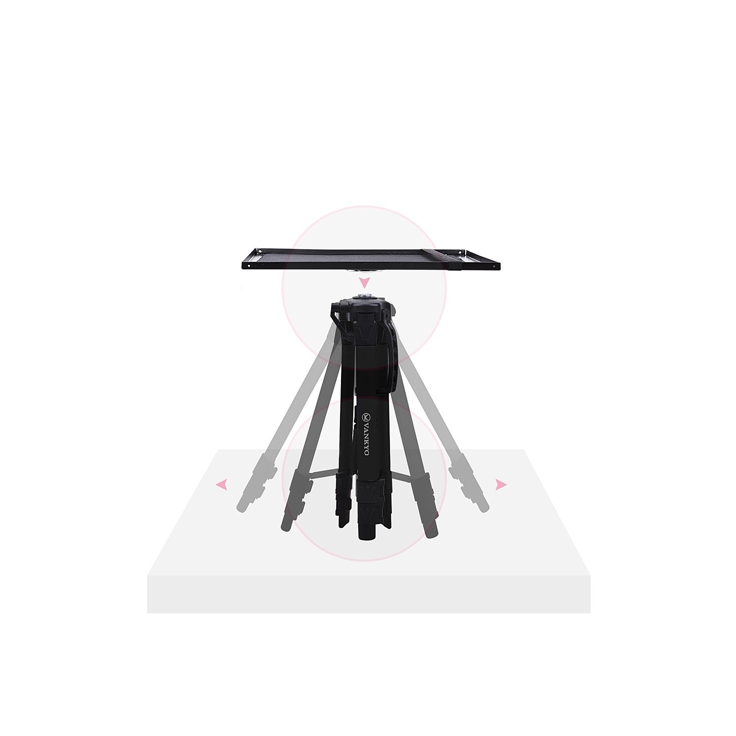 Vankyo - TP20 Aluminum Tripod Projector Stand - Black