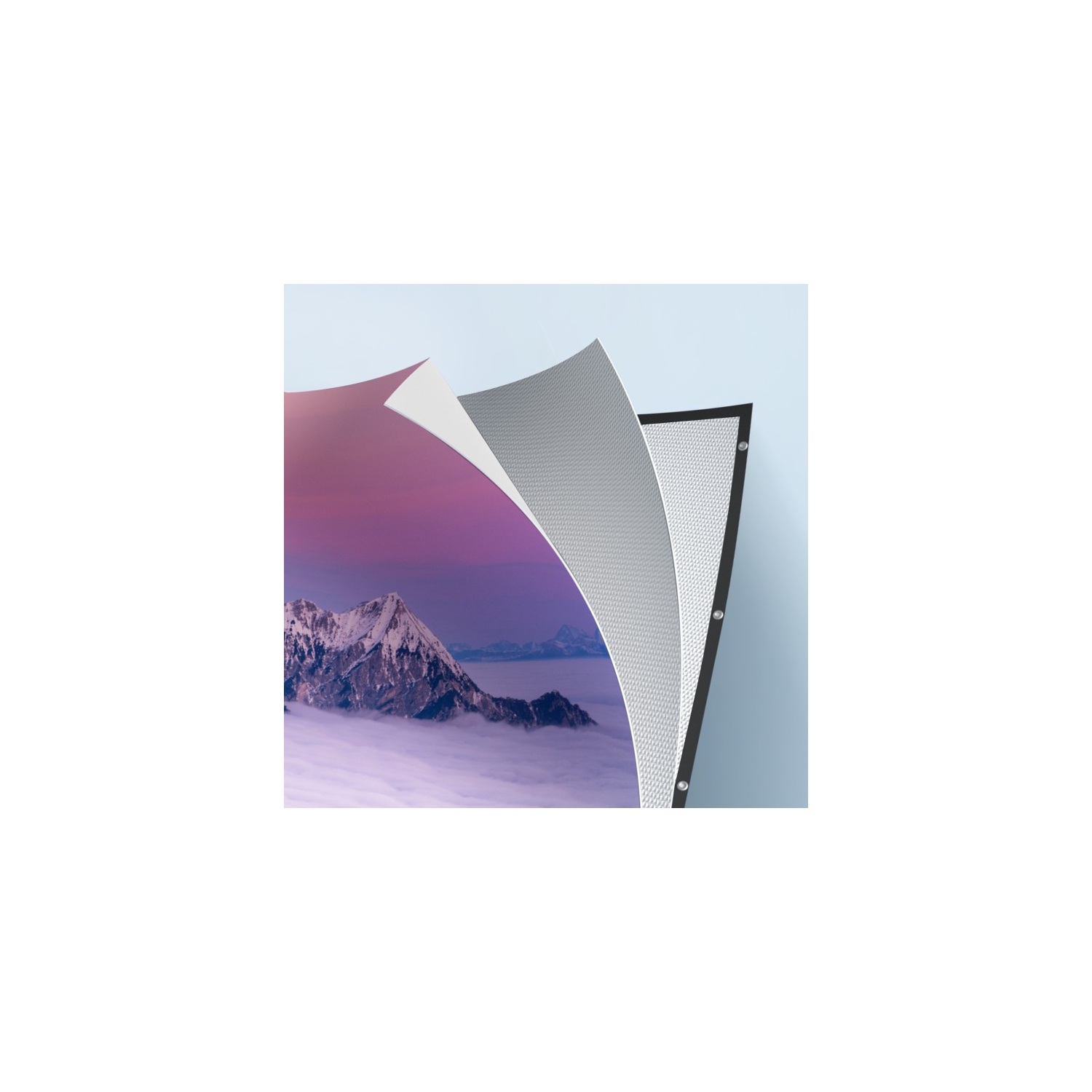 Vankyo - Staytrue 100" T Projector Screen - White