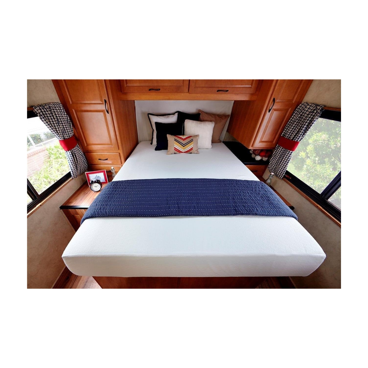 Matelas en mousse à mémoire Ultima de 10&nbsp;po de ZINUS / Grand lit court pour VR, campeurs et remorques / Matelas compressé blanc