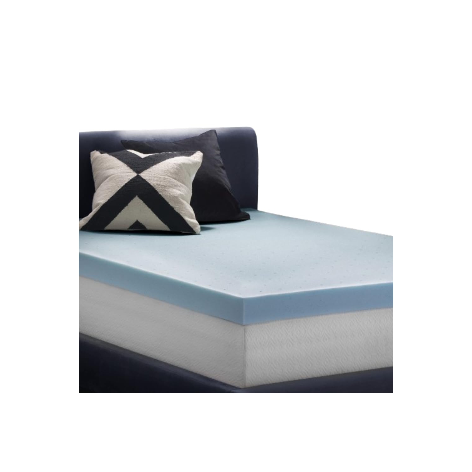 Surmatelas en mousse à mémoire en gel de 4&nbsp;po de LUCID – Design aéré – Ultra moelleux – Lit double