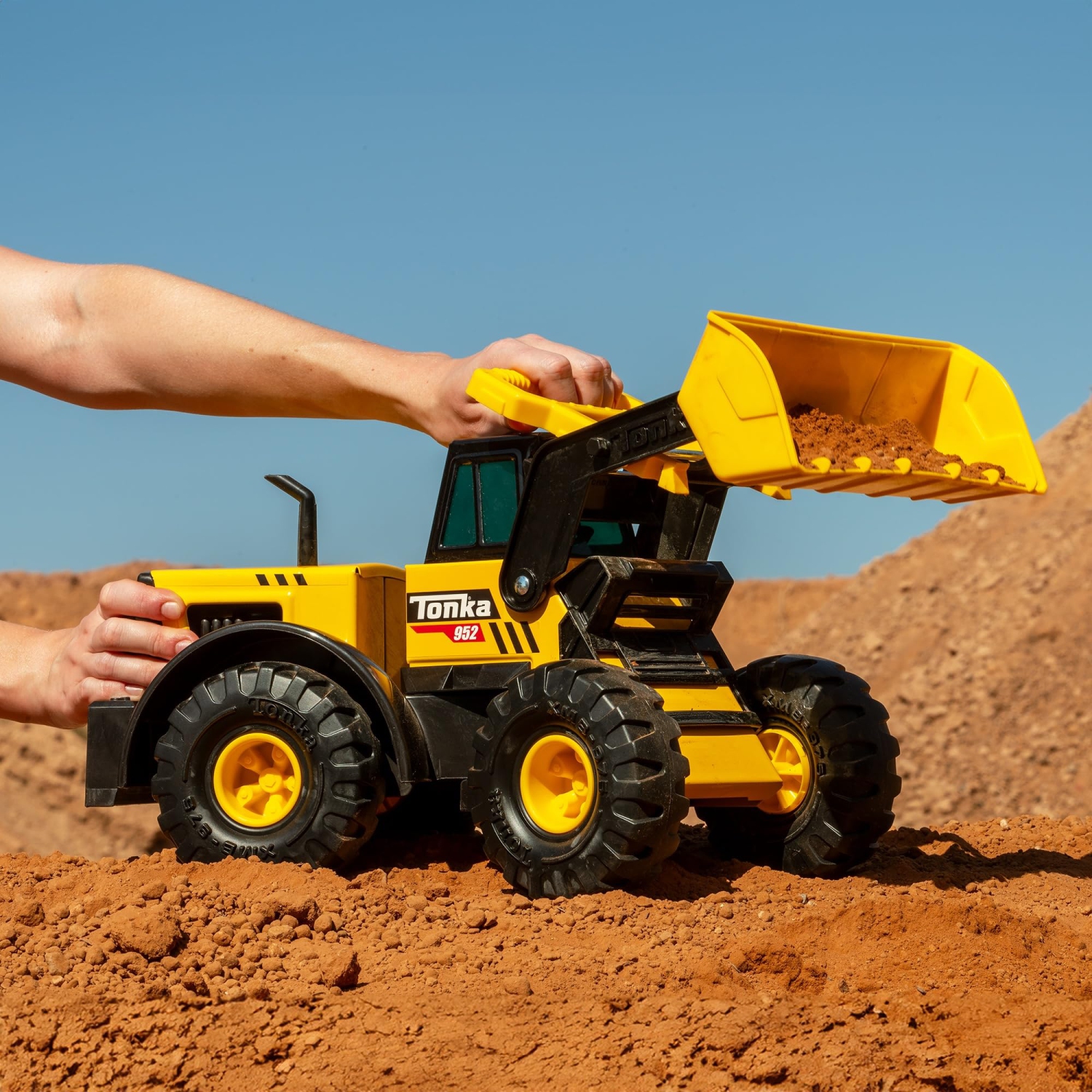 Tonka - Chargeuse frontale Steel Classics, emballage sans frustration