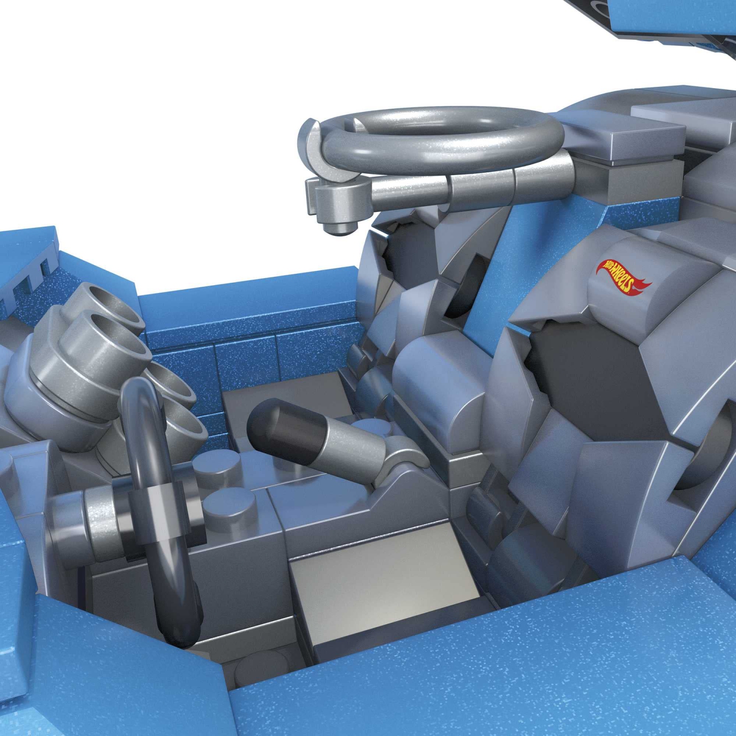 MEGA Hot Wheels Race Car Building Toys Set, Twin Mill with 635 Pieces, Build & Display Collector Replica, Blue, Kids &..