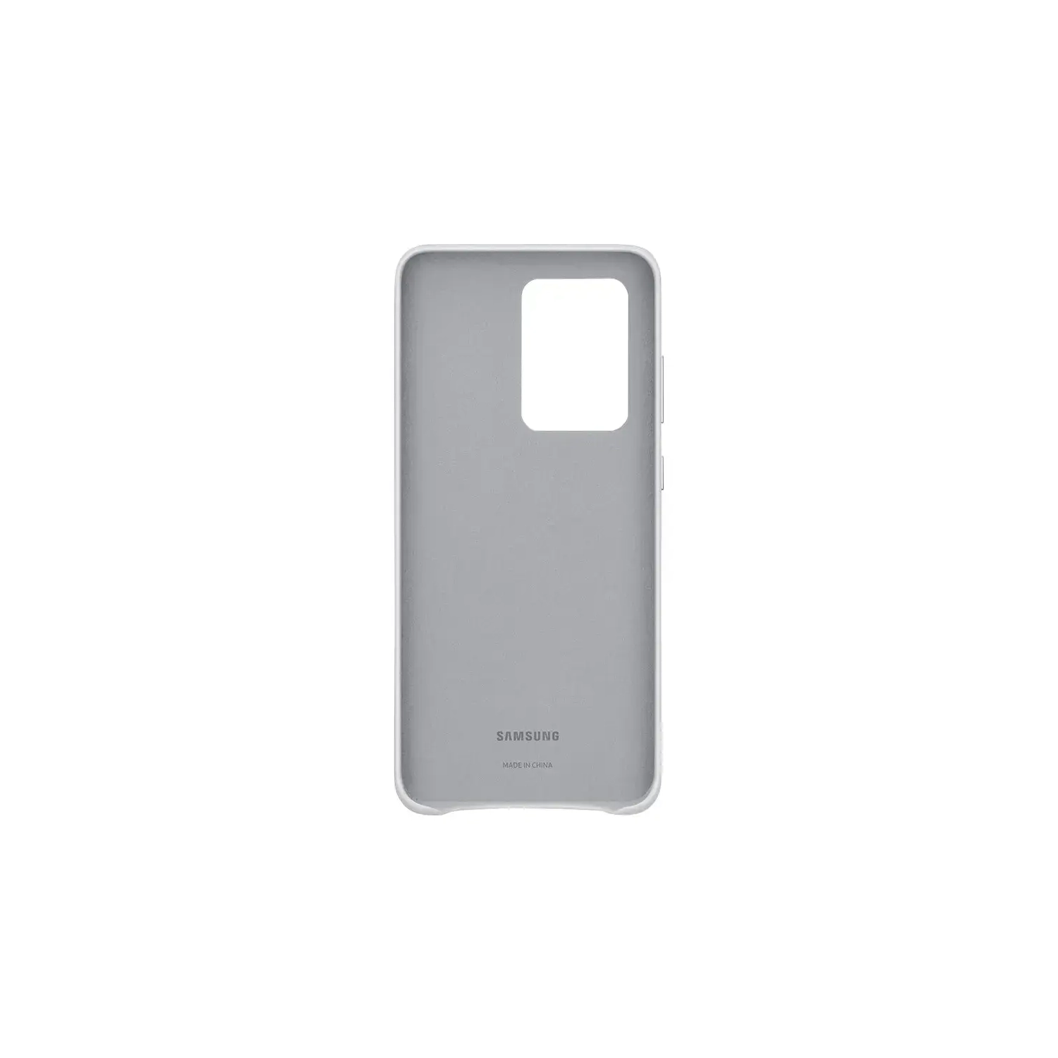 Samsung - Leather Cover Case for Galaxy S20 Ultra 5G - Light Gray