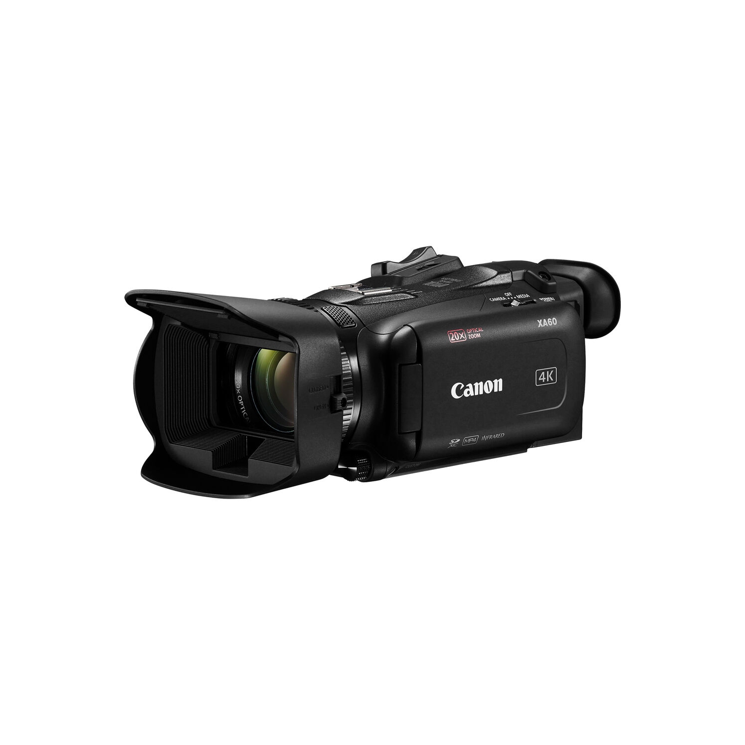 Canon XA60 Professional UHD 4K Camcorder + 64GB Memory Card + BP828 Battery Starter Bundle