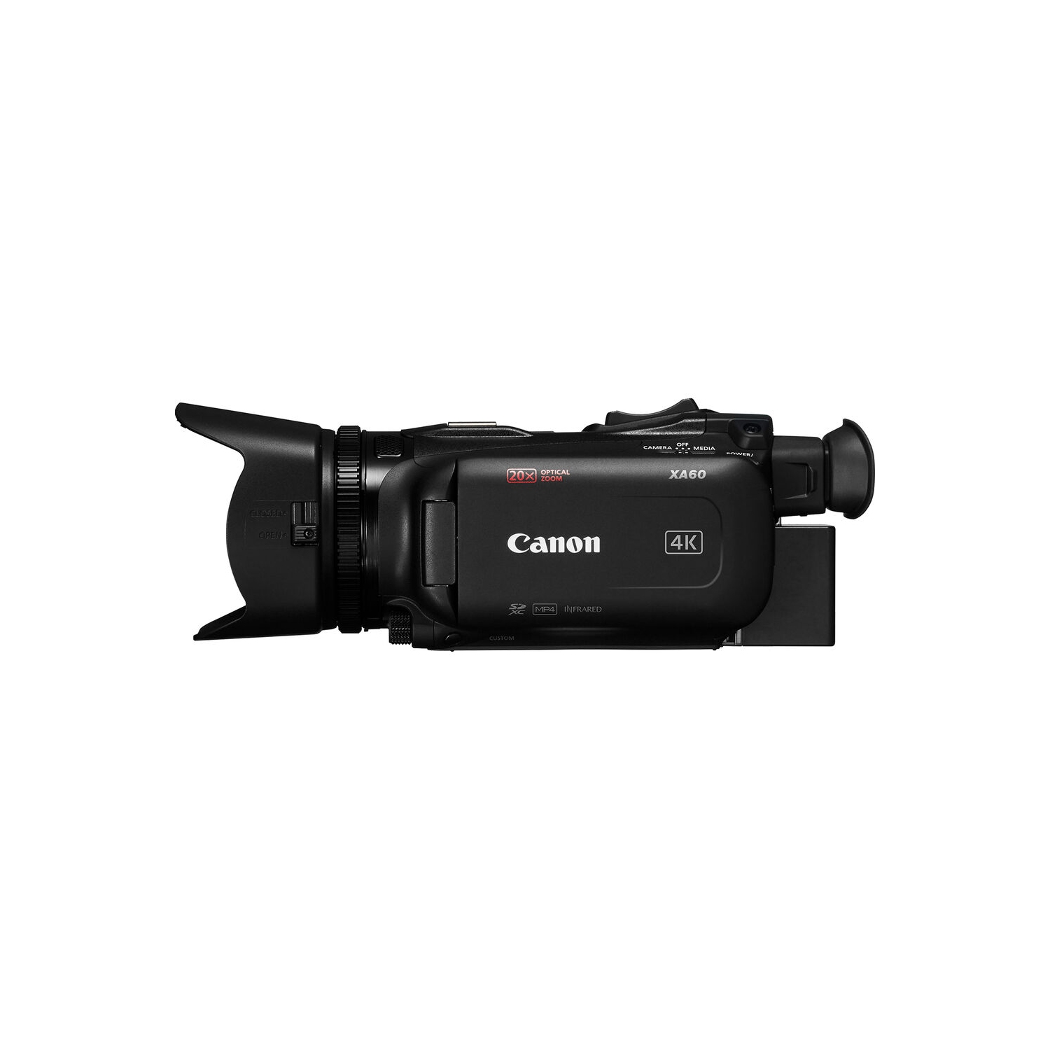 Canon XA60 Professional UHD 4K Camcorder + 4K Monitor + Pro Mic + 2 x 64GB + More