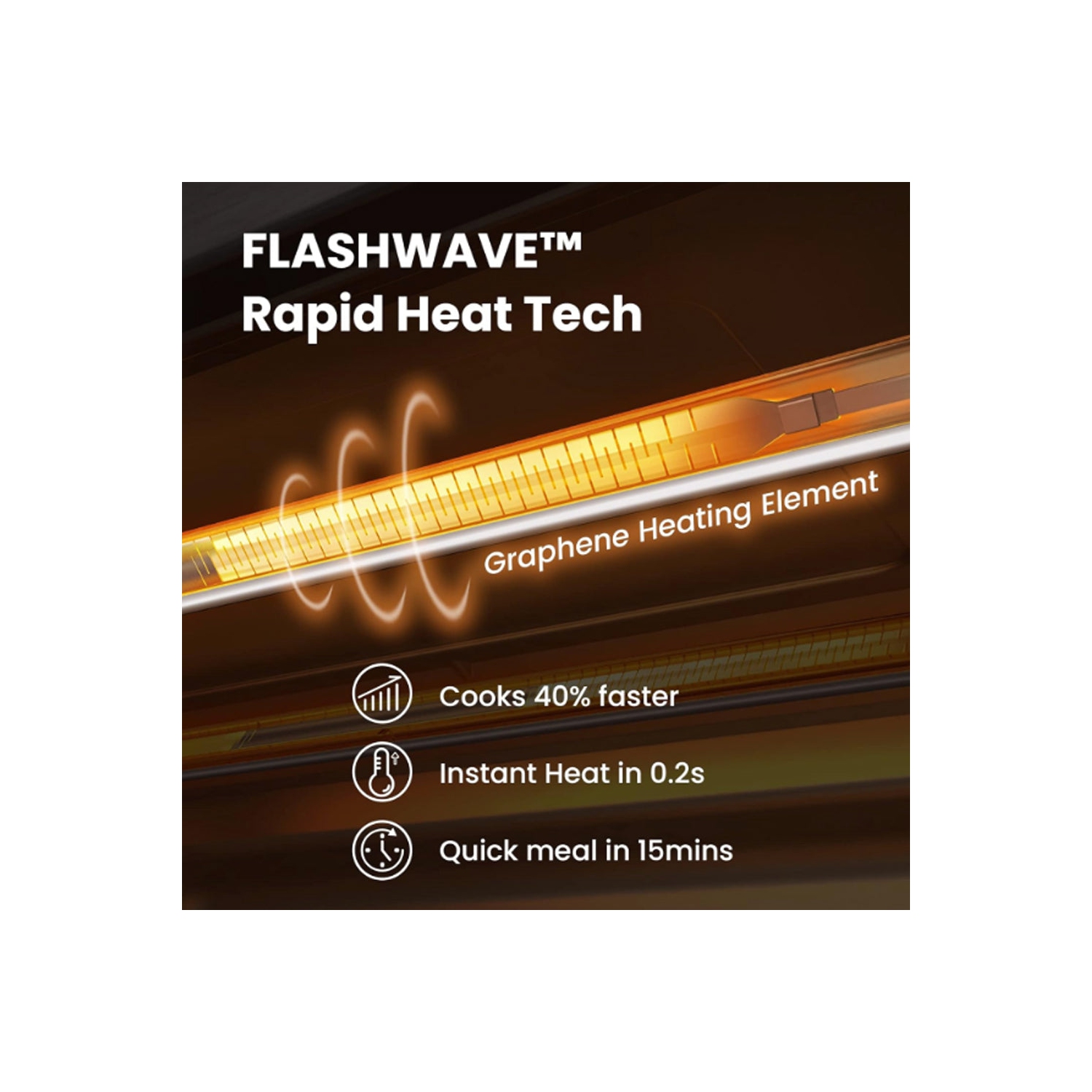 Refurbished Excellent-Comfee' CFO SA231 Toaster Oven & Air Fryer with Ultra-Rapid Heat Technology, 1750W Stainless Steel