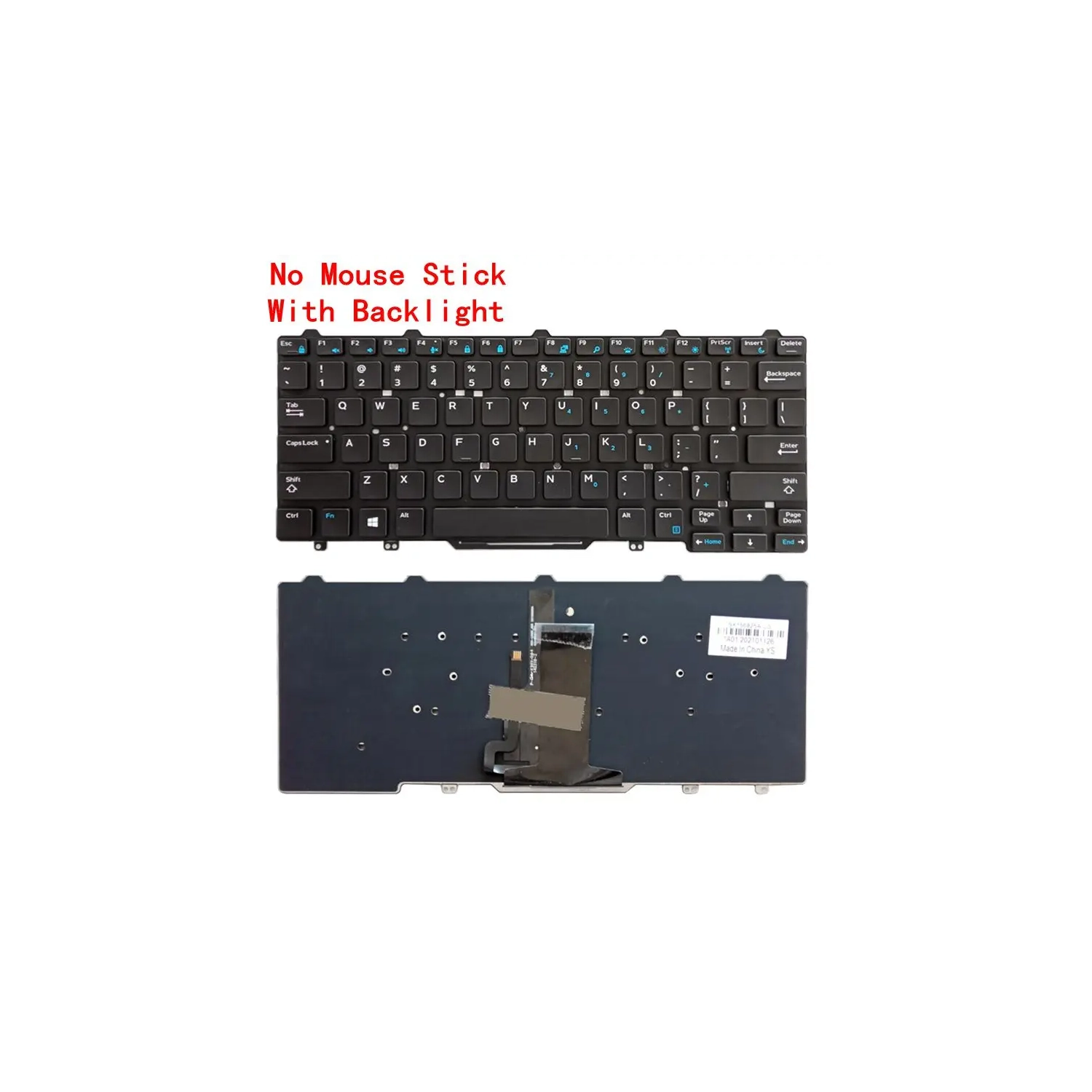 US NEW Keyboard For Dell Latitude 3340 3350 5490 5480 7490 5480 5488 7480 E3340 E5450 E7450 E5470 E7470 P72G English Laptop