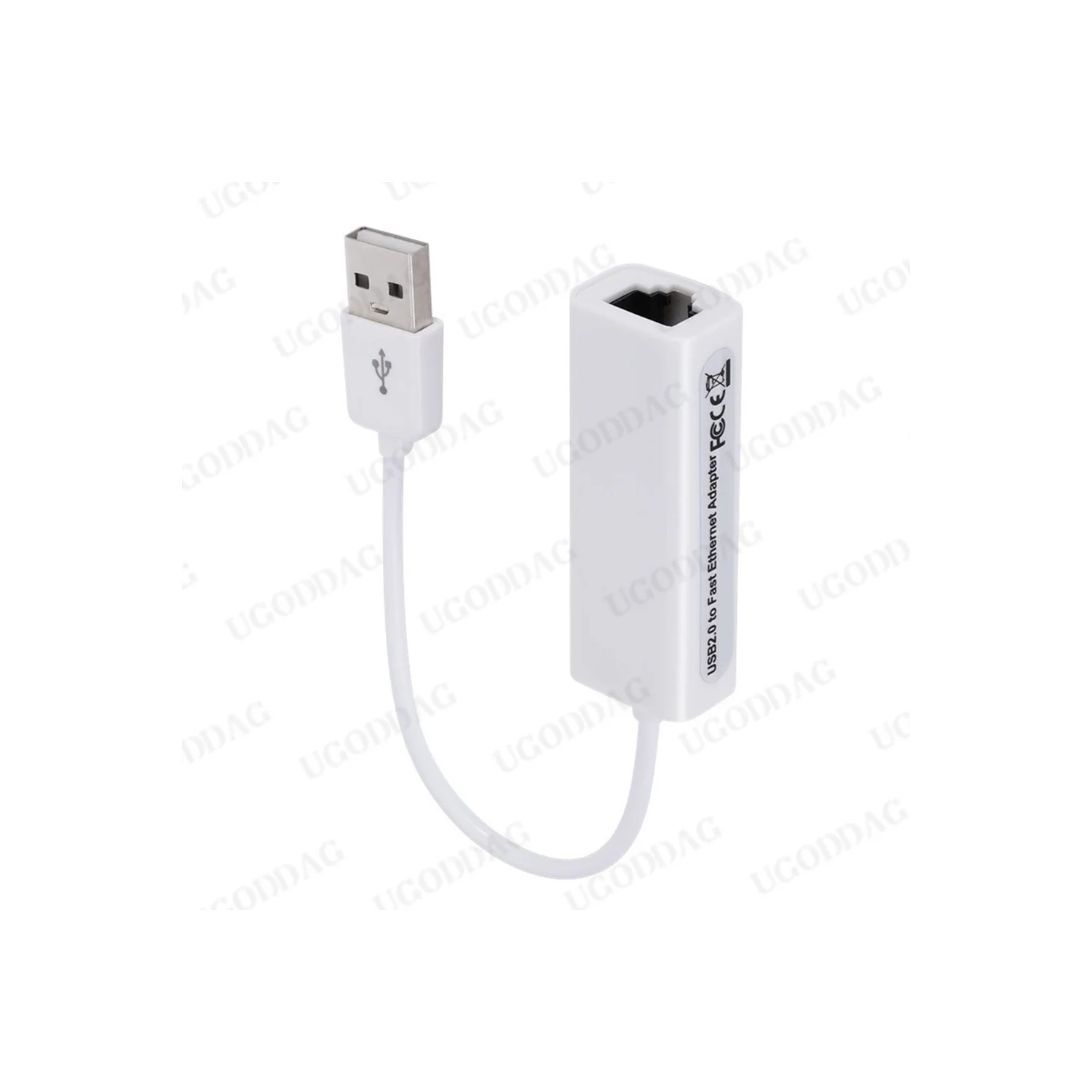 Carte réseau USB 2,0 USB à RJ45 10/100&nbsp;Mo/s USB vers Ethernet RJ45 Carte réseau pour PC portable Windows 7 8 10 11