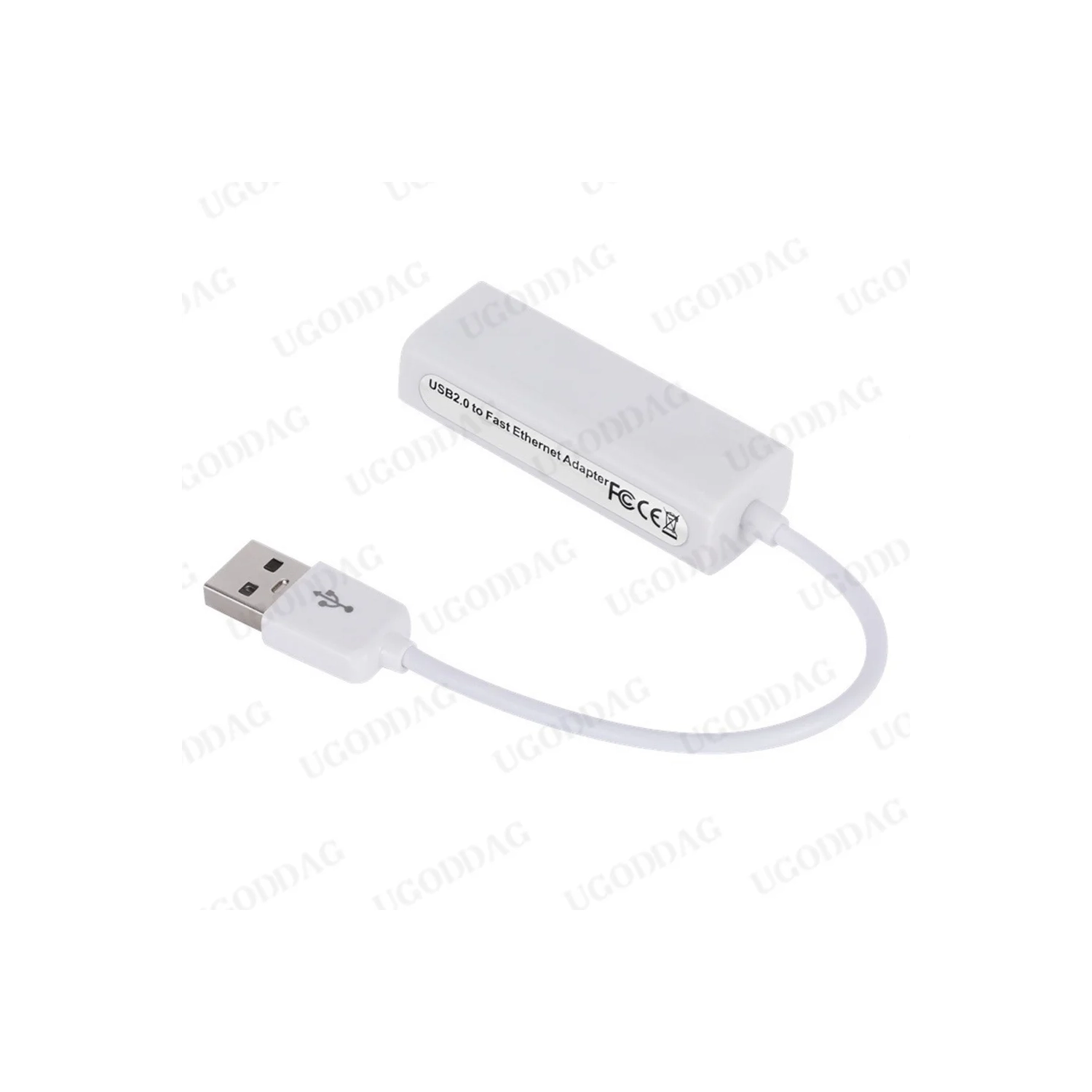 Carte réseau USB 2,0 USB à RJ45 10/100&nbsp;Mo/s USB vers Ethernet RJ45 Carte réseau pour PC portable Windows 7 8 10 11
