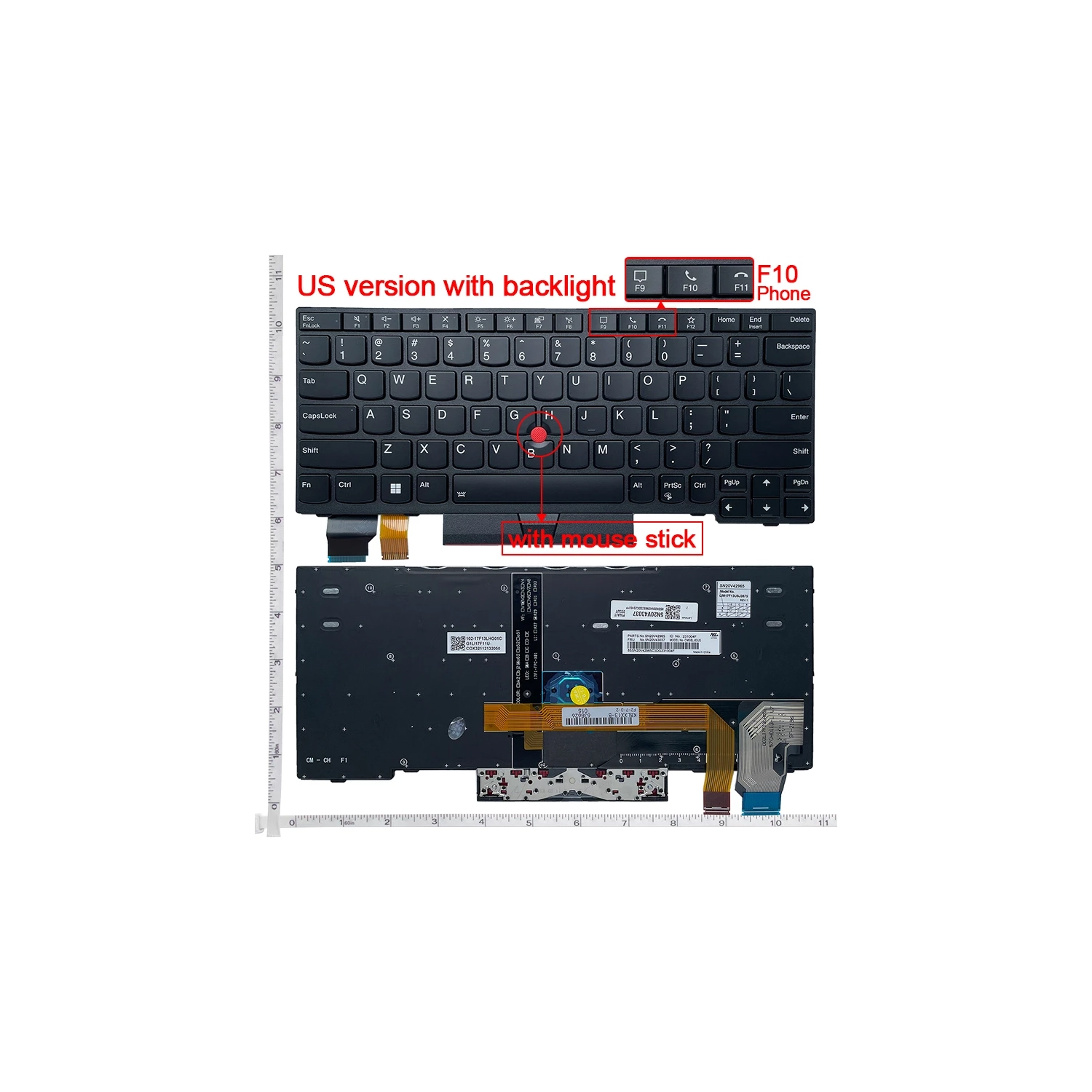 US NEW Keyboard For Lenovo IBM Thinkpad X13 Gen1/X13 Gen3/L13 Gen2/L13 Gen3/L13 Yoga Gen 2 English Laptop