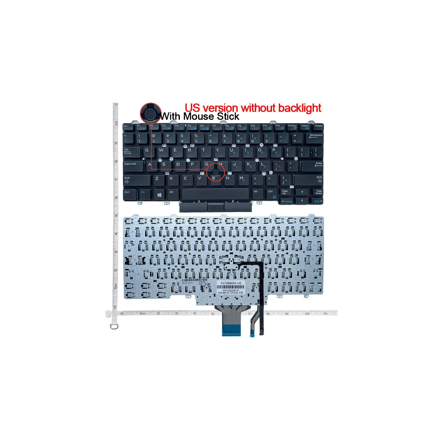 US NEW Keyboard For Dell Latitude 3340 3350 5490 5480 7490 5480 5488 7480 E3340 E5450 E7450 E5470 E7470 P72G English Laptop